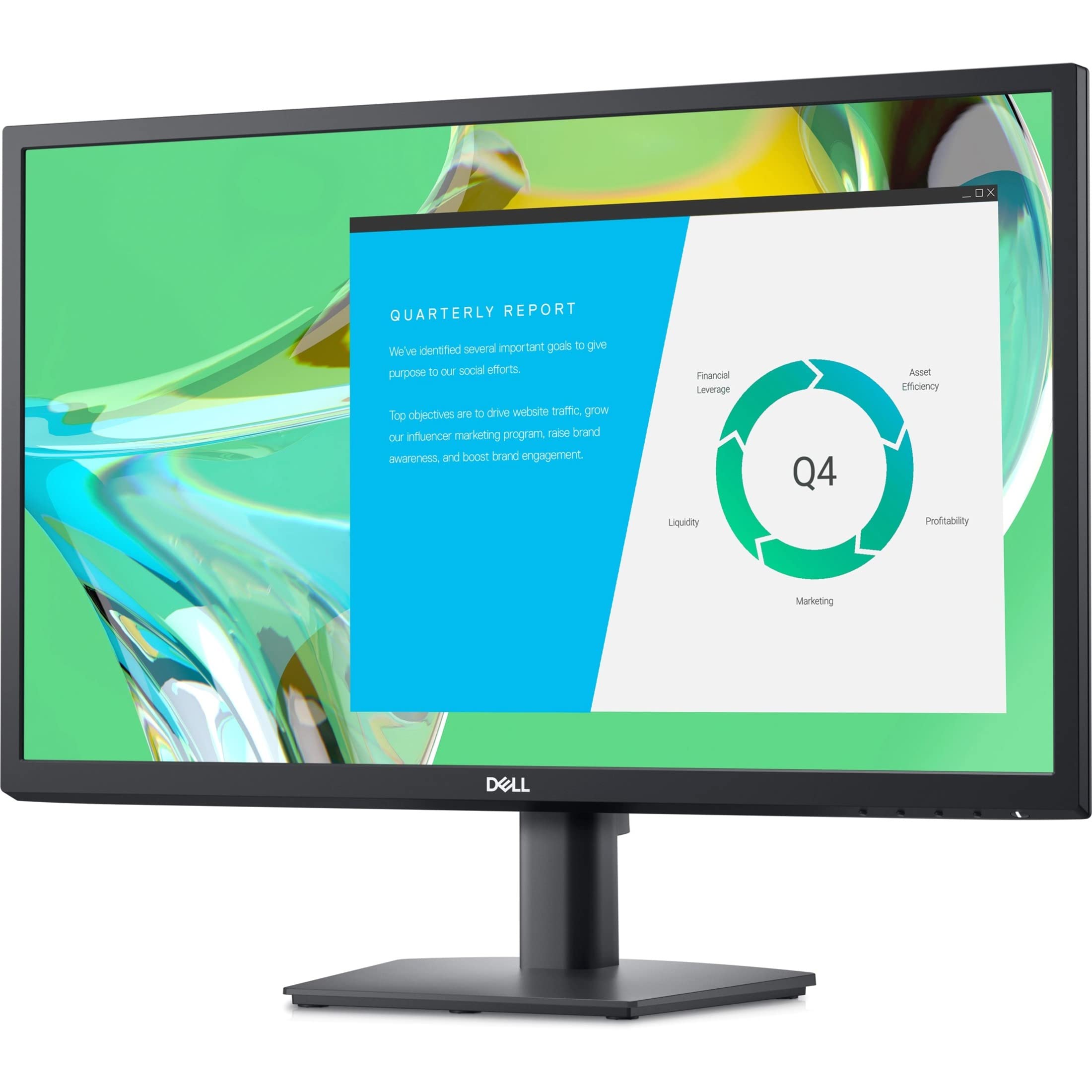 Dell E2422HN 23.8 LED LCD Monitor - 16:9 - Black
