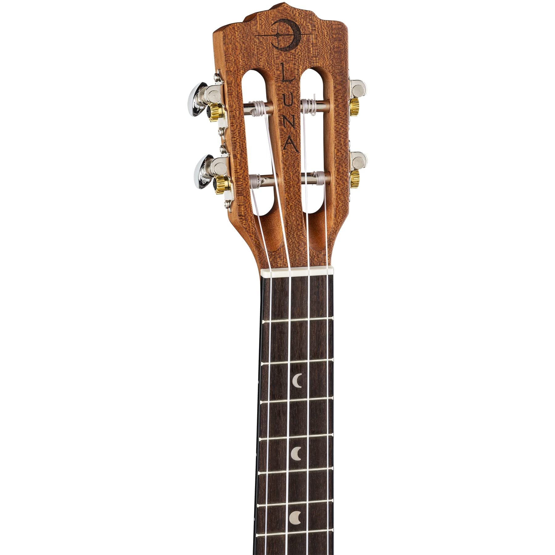 LUNA 4-String Concert Ukulele, Henna Dragon Mahogany with Preamp & Gigbag, Model UKE HEN DRA MAH C