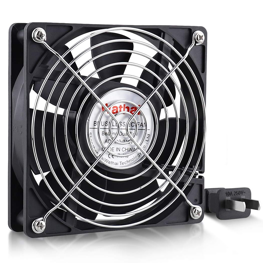 Wathai EC 120mm x 25mm Ball DIY Cooling Ventilation Exhaust Fan 110V 115V 120V 220V 240V AC Axial Case Muffin Fan