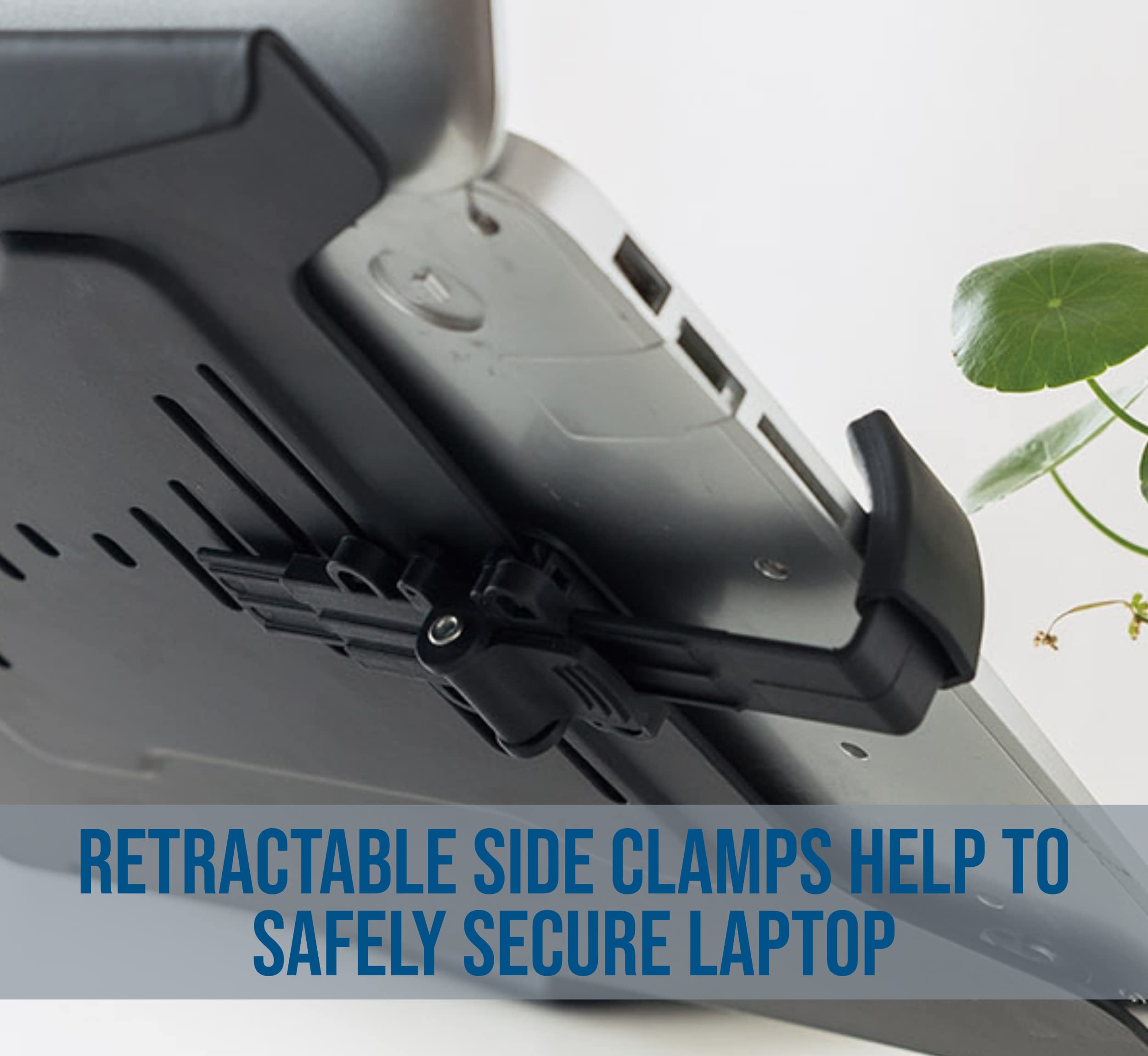 Manhattan Laptop Vesa Mount Tray   Heavy Duty And Fully Adjustable Laptop Holder Attachment   Fits Notebook With Width Up To 17