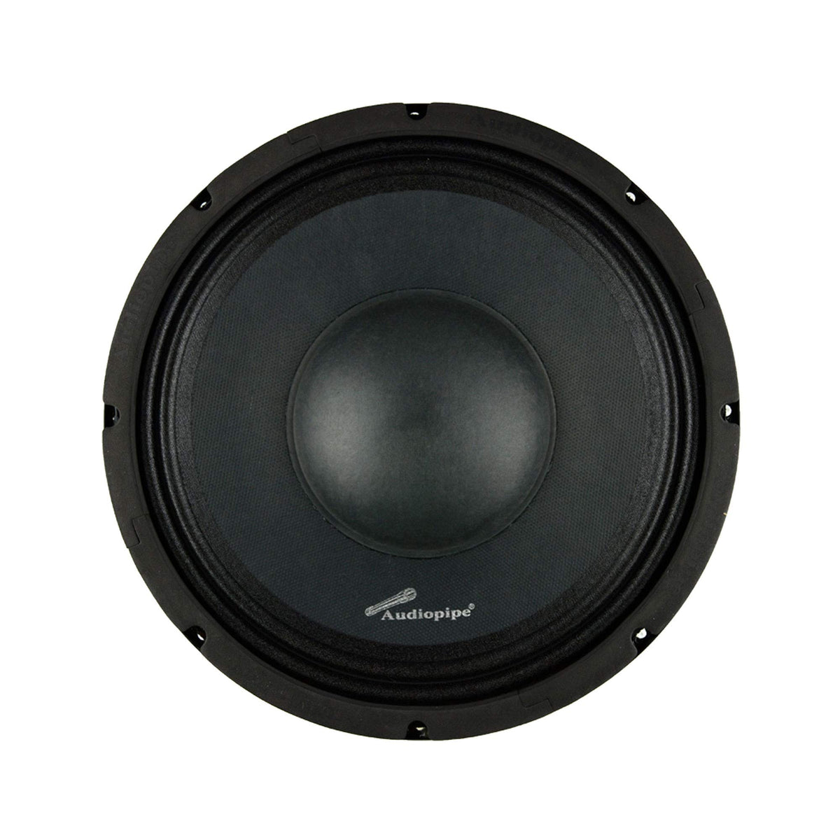 Audiopipe Apsp 1250 12 Inch 800 Watt Max, 400 Watts Rms, And 8 Ohm Dynamic Mid Range Car Audio Loudspeaker With 2.5 Inch Kapton Voice Coil