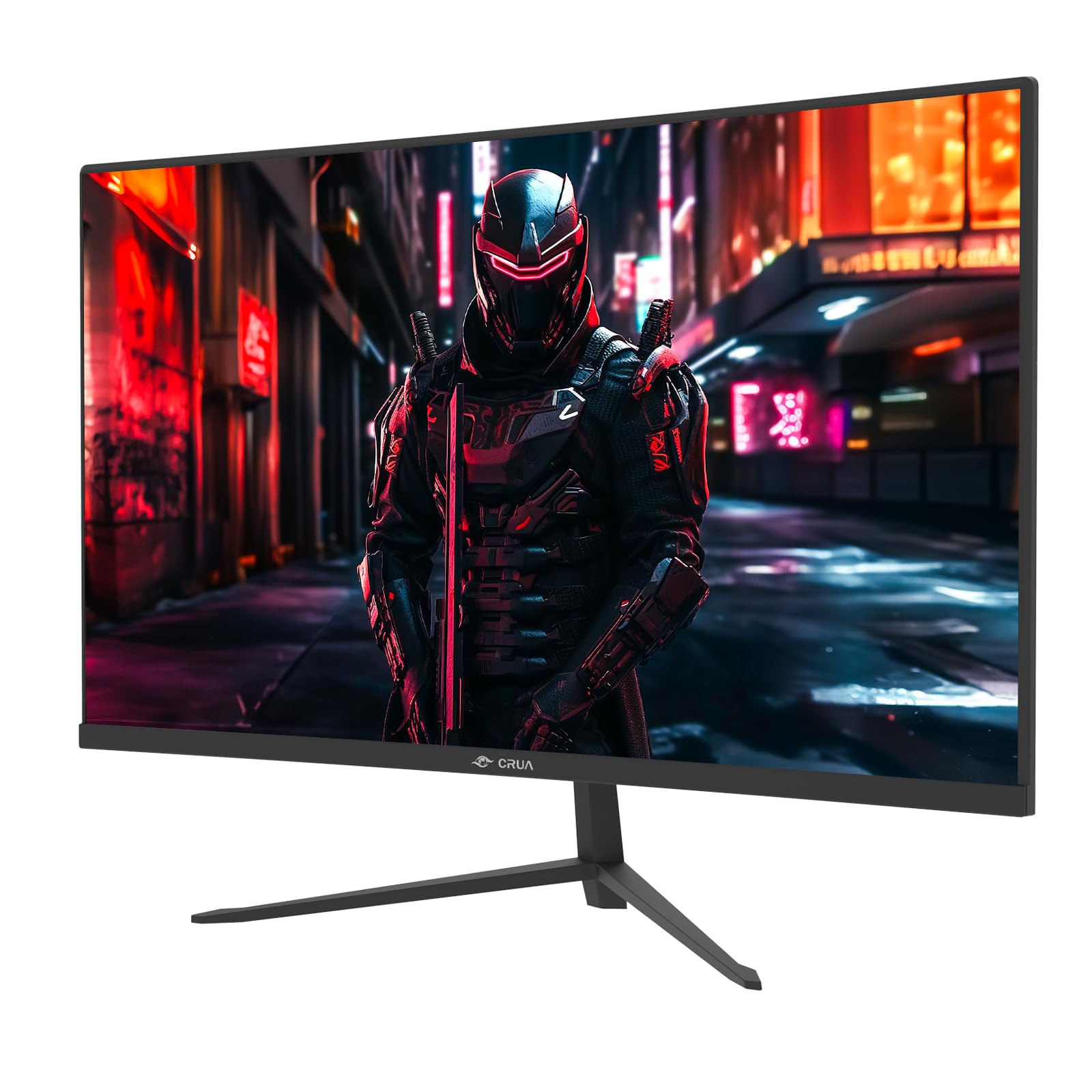 Crua 24 Inch 200Hz/180Hz Curved Gaming Monitor, Fhd 1080P Frameless Computer Monitors, Support Amd Freesync Low Motion Blur, Eye