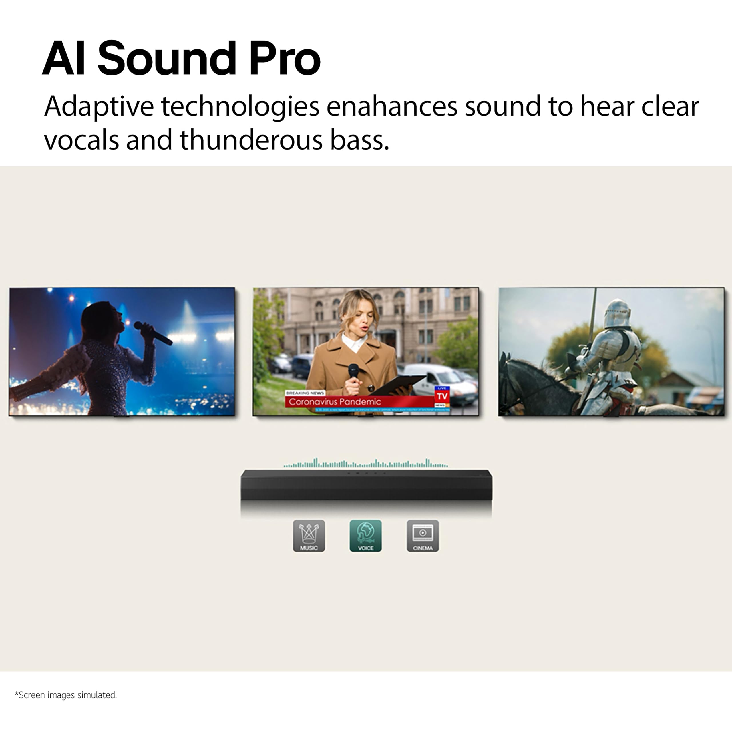 Lg S20A 2.0 Ch. Soundbar, Dolby Digital, Tv Synergy, Wow Interface, Dts Digital Surround (New 2025 Model)