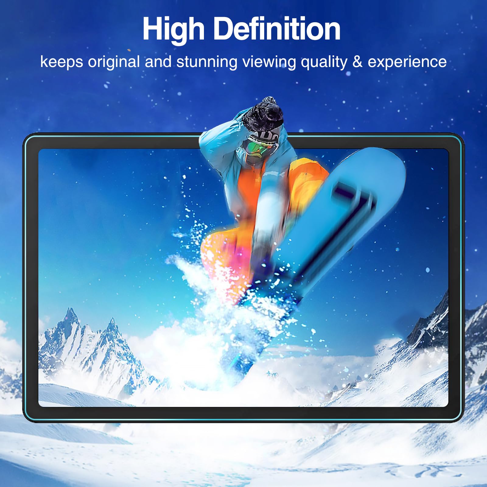 Procase 3 Pack Screen Protector For Galaxy Tab A9 Plus 11 Inch 2023, Hd Tempered Glass 9H Film Guard For 11'' Tab A9+ 5G Tablet