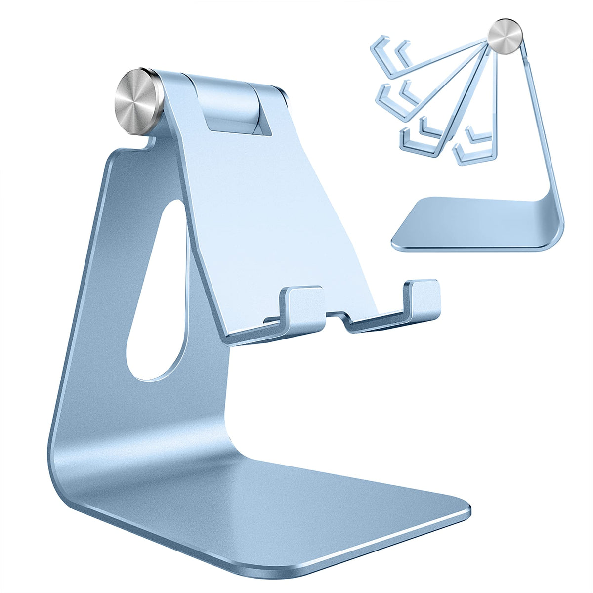Creadream Adjustable Cell Phone Stand, Phone Stand, Cradle, Dock, Holder, Aluminum Desktop Stand Compatible With Phone 13 12 Pro