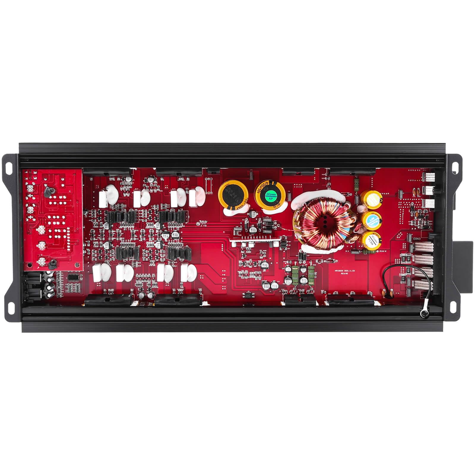 Skar Audio RP-75.4AB 500 Watt Class A/B 4 Channel Car Amplifier - High Power, Compact Design