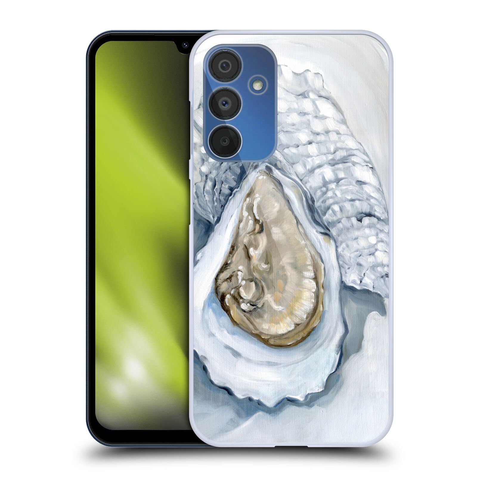 Head Case Designs Officially Licensed Paul Brent Oyster White Sea Creatures Hard Back Case Compatible with Samsung Galaxy A15