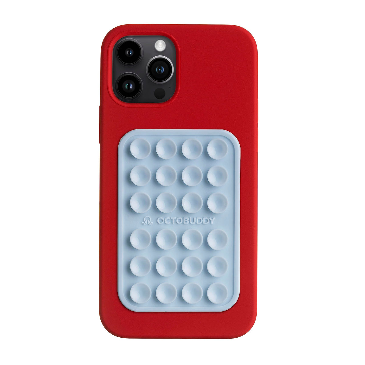 Octobuddy  Silicone Suction Phone Case Adhesive Mount  Compatible With Iphone And Android, Anti Slip Hands Free Mobile Accessory