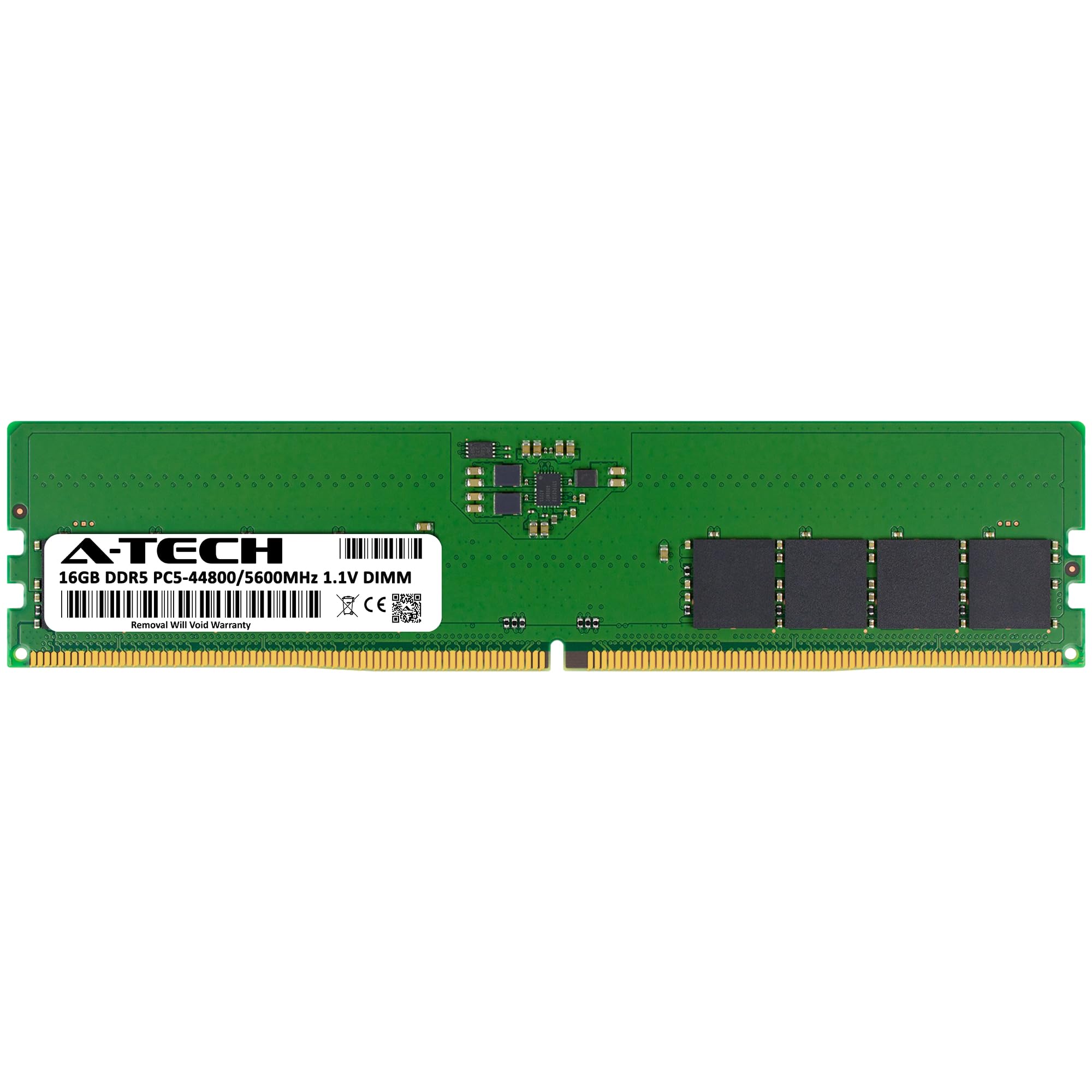 A Tech 16Gb Ddr5 5600Mhz Pc5 44800 Cl46 Udimm 1.1V Non Ecc Unbuffered Dimm 288 Pin Desktop Ram Memory Upgrade Module
