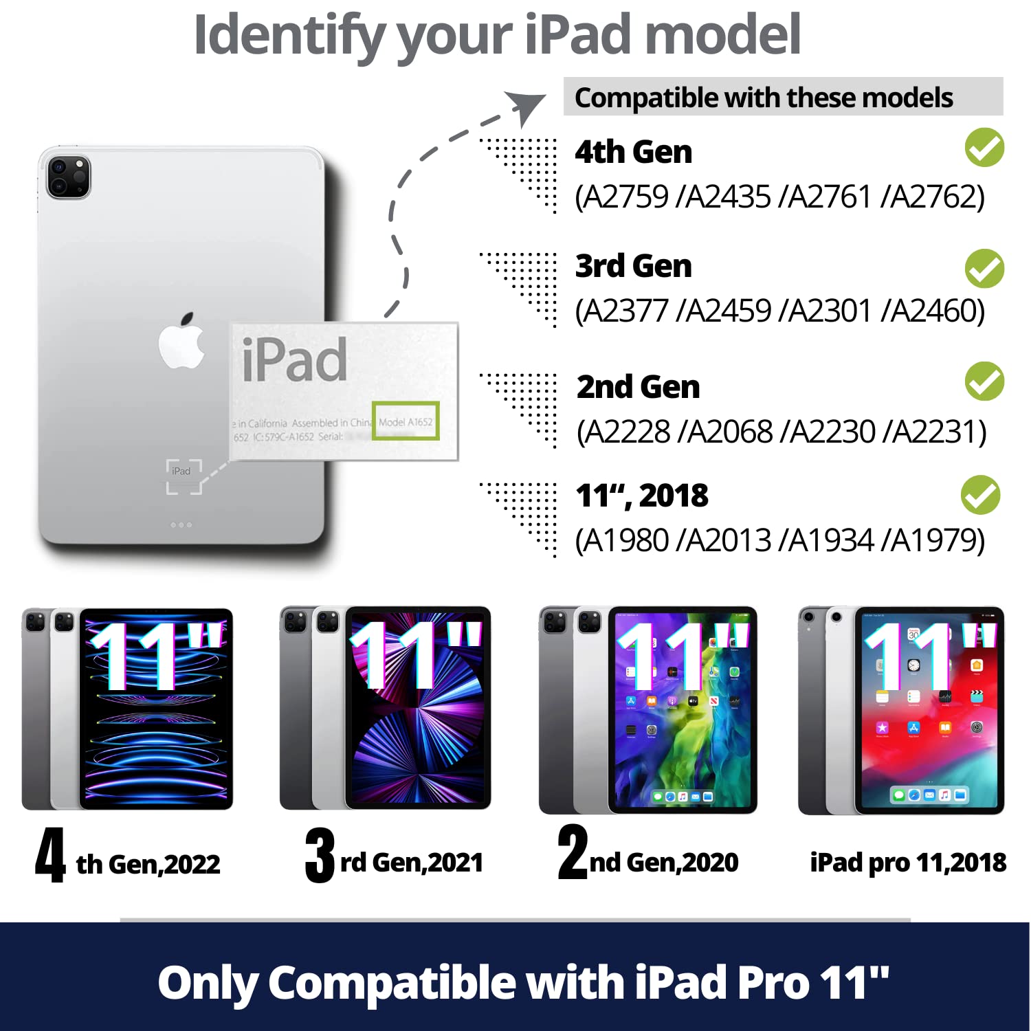 Wiwu Ipad Pro 11 Inch Case With Keyboard, Detachable Case With Vertical Support, For Ipad Air 11 Inch 2024, Ipad Pro 11    1St 4