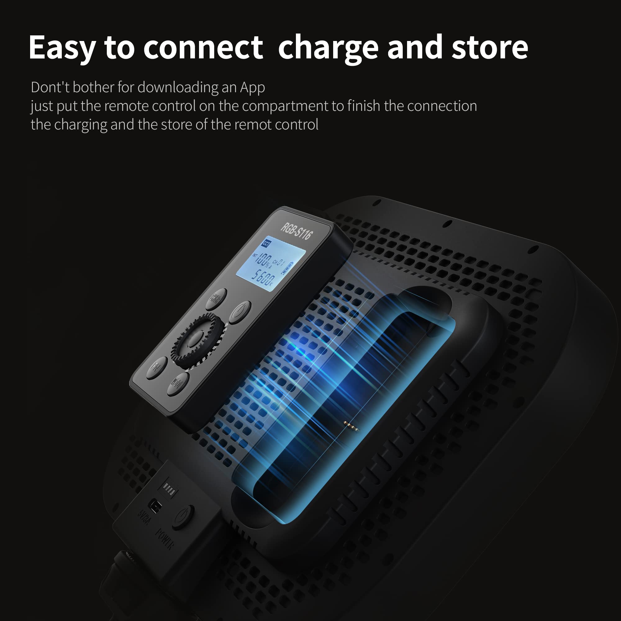 Raleno 15W Rgb Streaming Light, 4000Mah Built In Battery Key Light With 2.4G Remote And Stand, 2500 8500K Adjustable Studio Vide