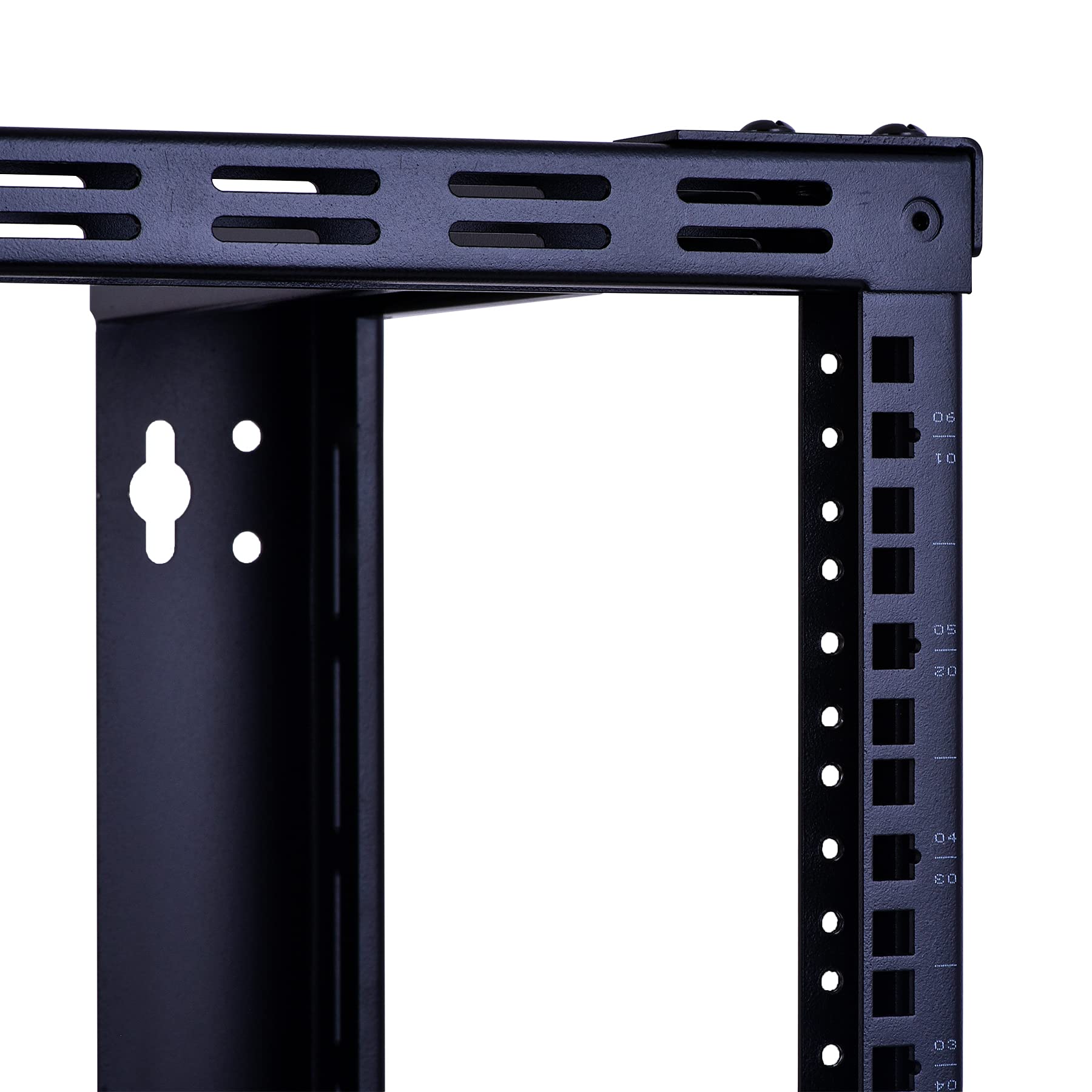 Rackpath 6U Wall Mount Rack Open Frame 19In Server Equipment Rack Heavy Duty   17In Depth