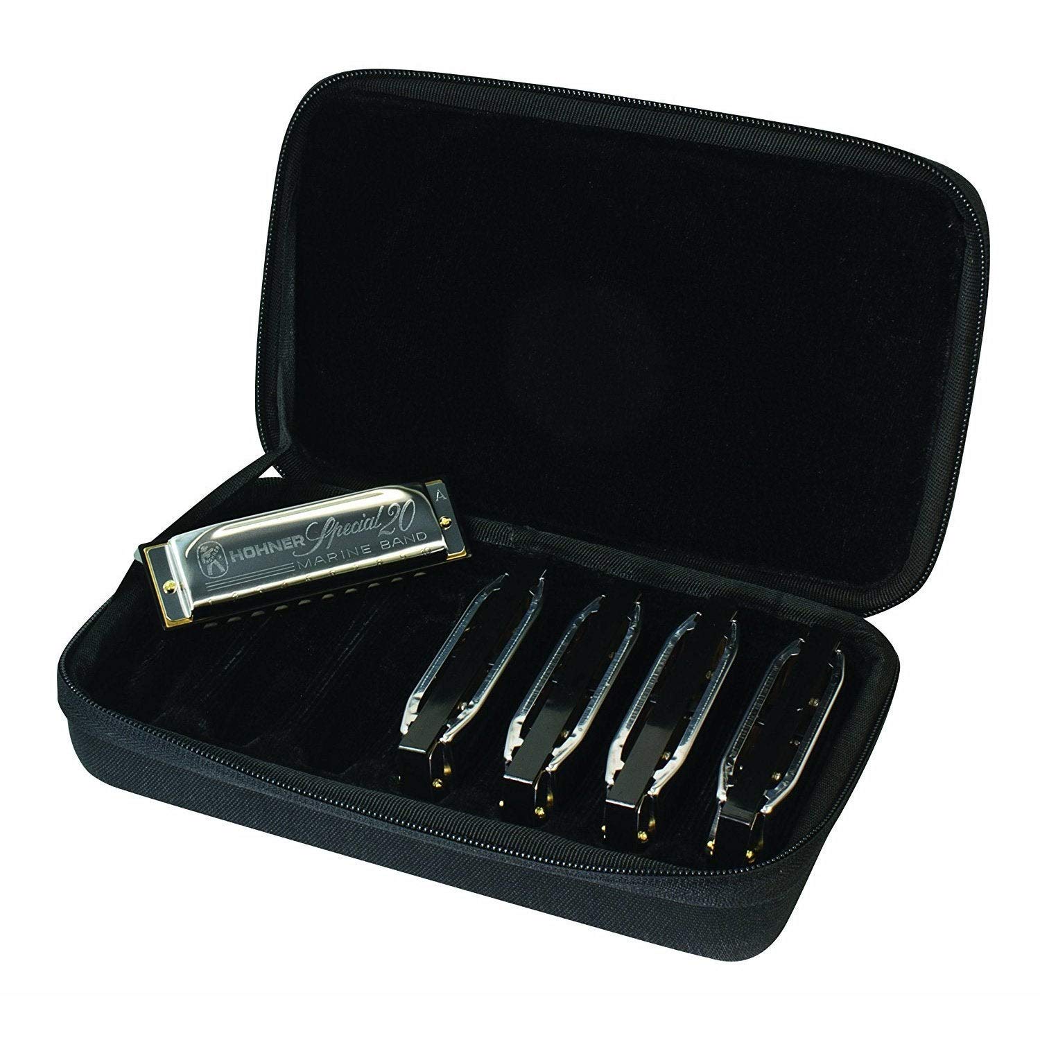 Hohner Spc Special Twenty Harmonica, 5 Pack With Case
