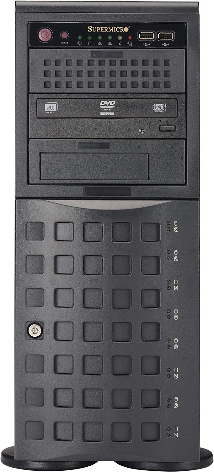 Supermicro Cse 813Mftqc R407Cb 400 W Rack Mountable Chassis, 1U, Atx, Sata/Sas   Black