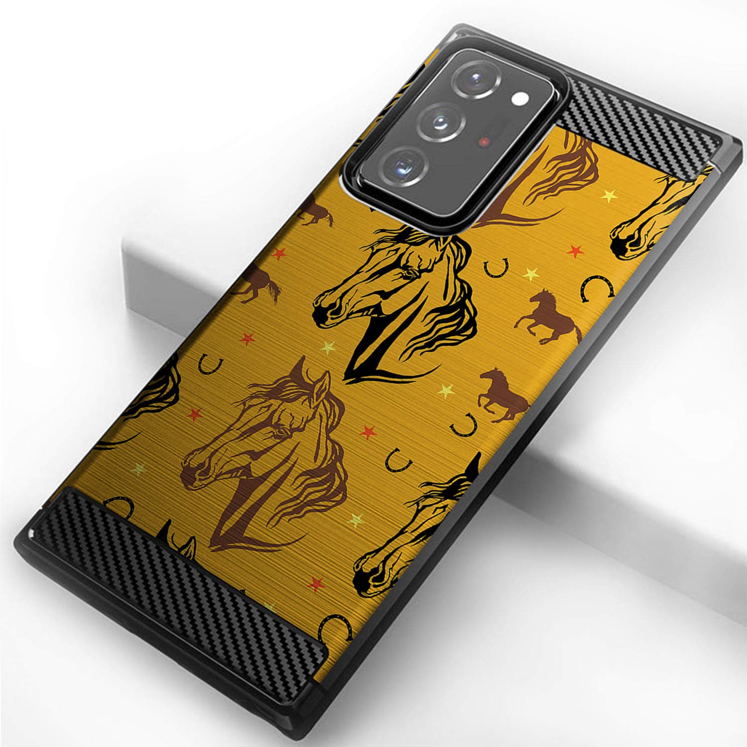 Casesondeck Case Compatible With [Samsung Galaxy Note 20 Ultra/Note 20 Ultra 5G Case] Design Case, Slim Black Flexible Sleek Sho