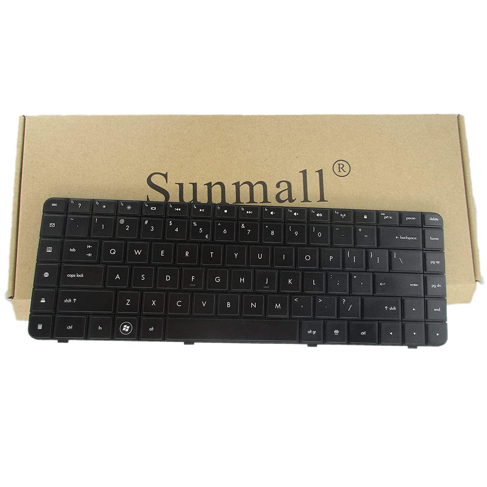 Sunmall Replacement Keyboard With Ribbon Cable Compatible With Hp Compaq Presario Cq62 G62 G56 Cq56 Series Compatible With Part