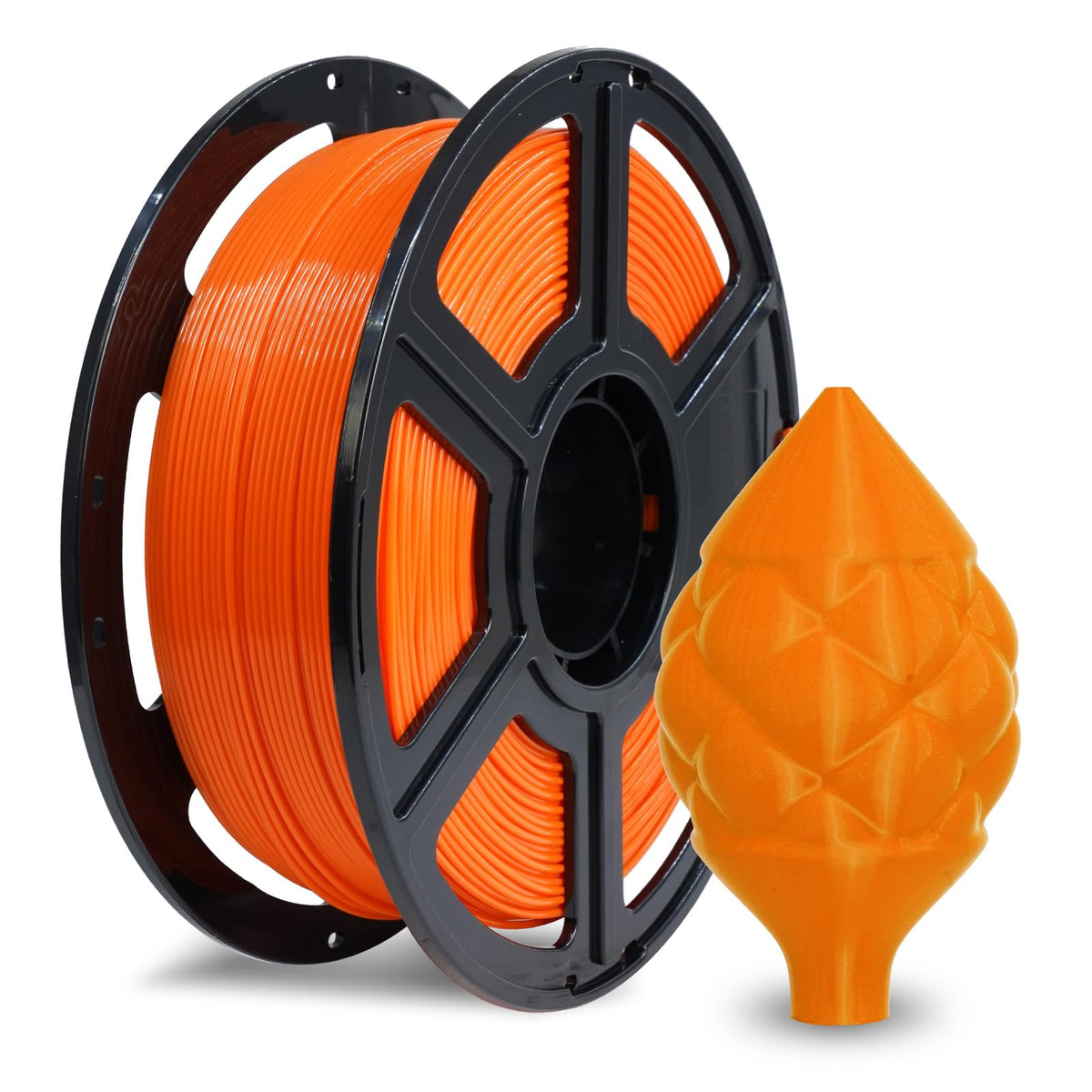 FLASHFORGE ABS Pro Filament 1.75mm Orange, 3D Printer Filament 1kg (2 ...