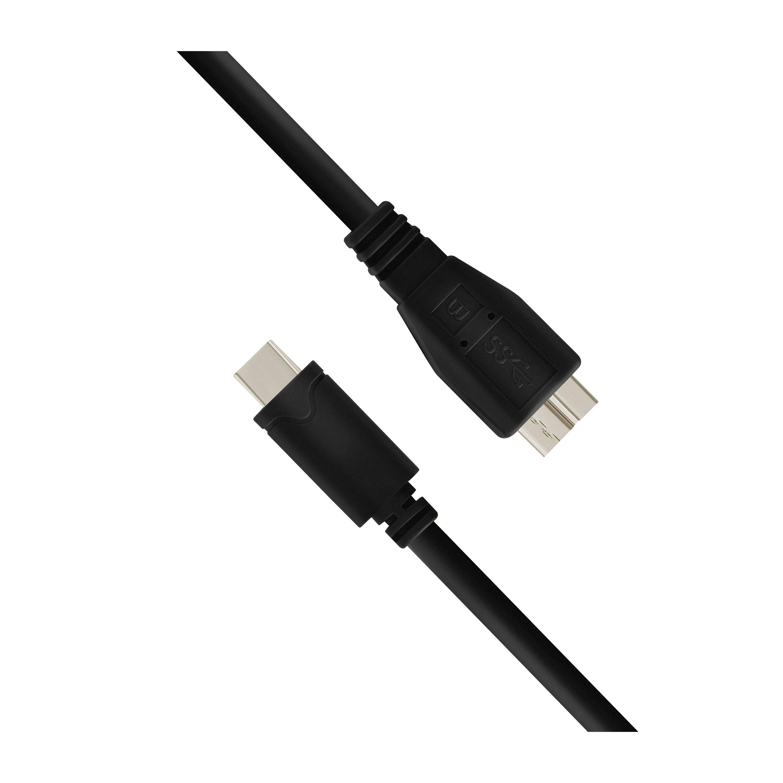 Vebner 20Ft Usb C To Micro B Cable   Extra Long Usb Micro B To Usb C   Extra Long Usb C Micro B Superspeed Tethering Cable