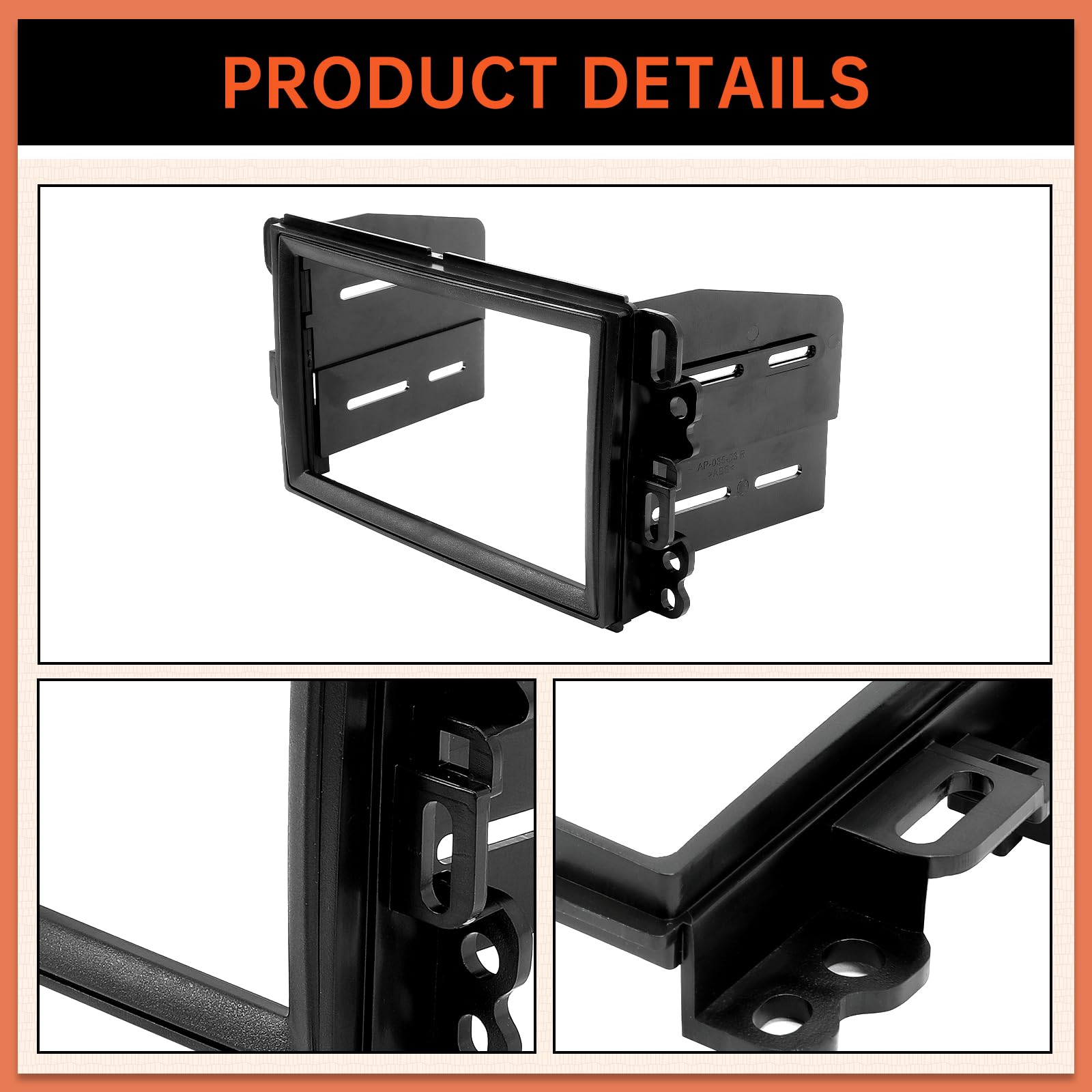 Ecotric Double Din Dash Installation Kit Compatible With 2006 2014 Buick Chevrolet Gmc Pontiac Saturn Car Radio Stereo Dash Beze