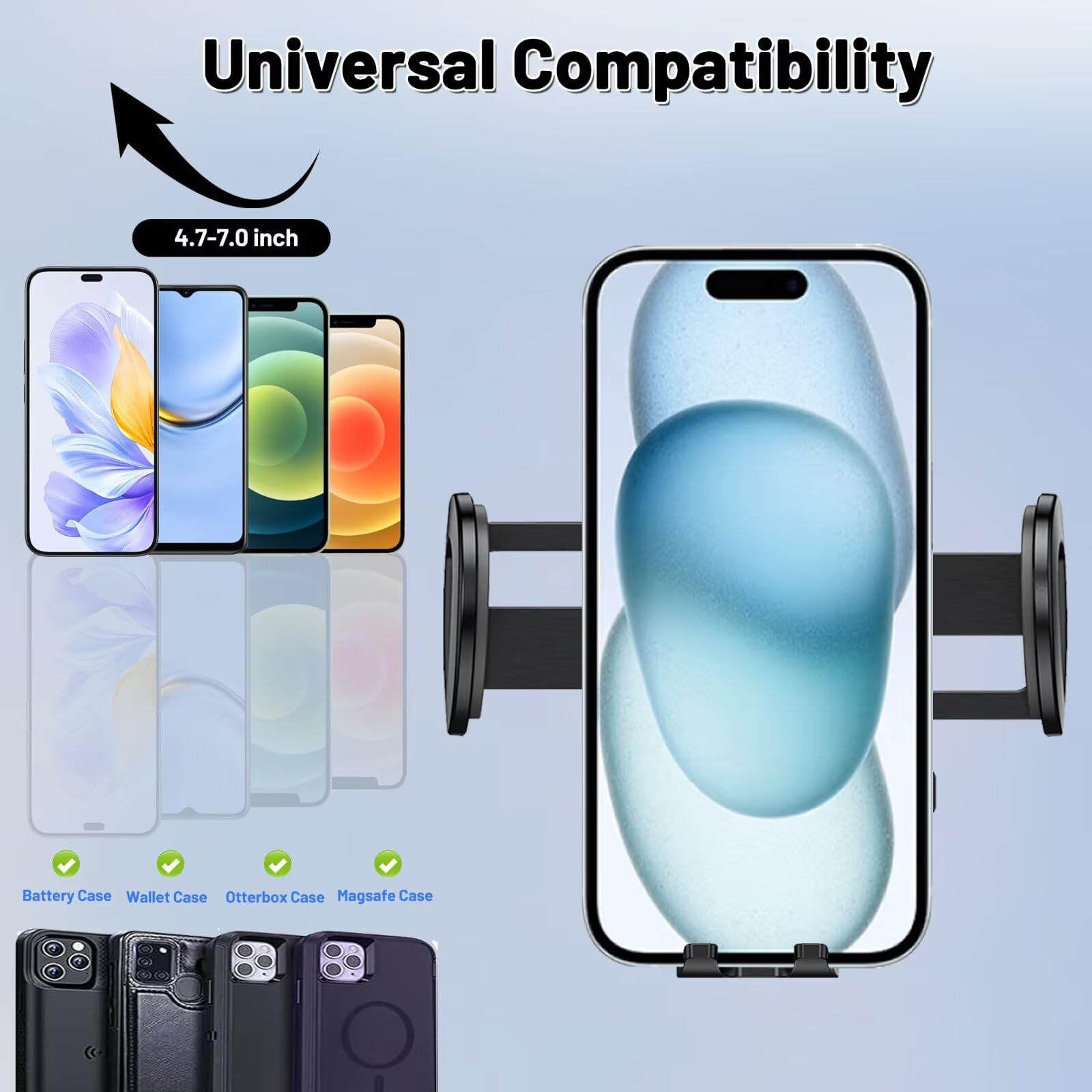 Djxcar Car Phone Holder Fits For Lexus Es 350 300H 250 2022-2024 Accessories,Buckle Mount Perfectly Compatible With Emergency Fl