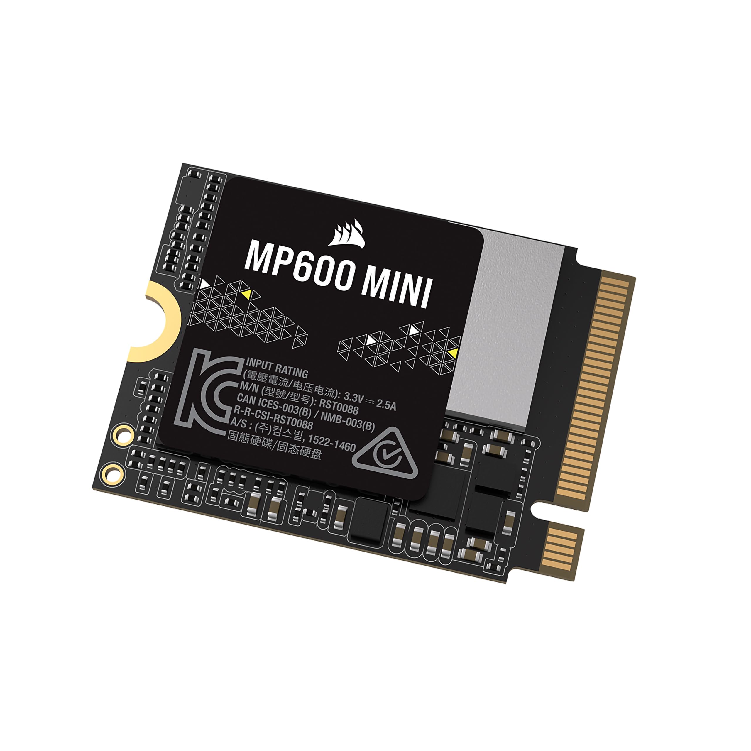 Corsair MP600 MINI 1TB M.2 NVMe PCIe x4 Gen4 2 SSD - M.2 2230 - Up to 7,000MB/sec Sequential Read - High-Density 3D TLC NAND - G
