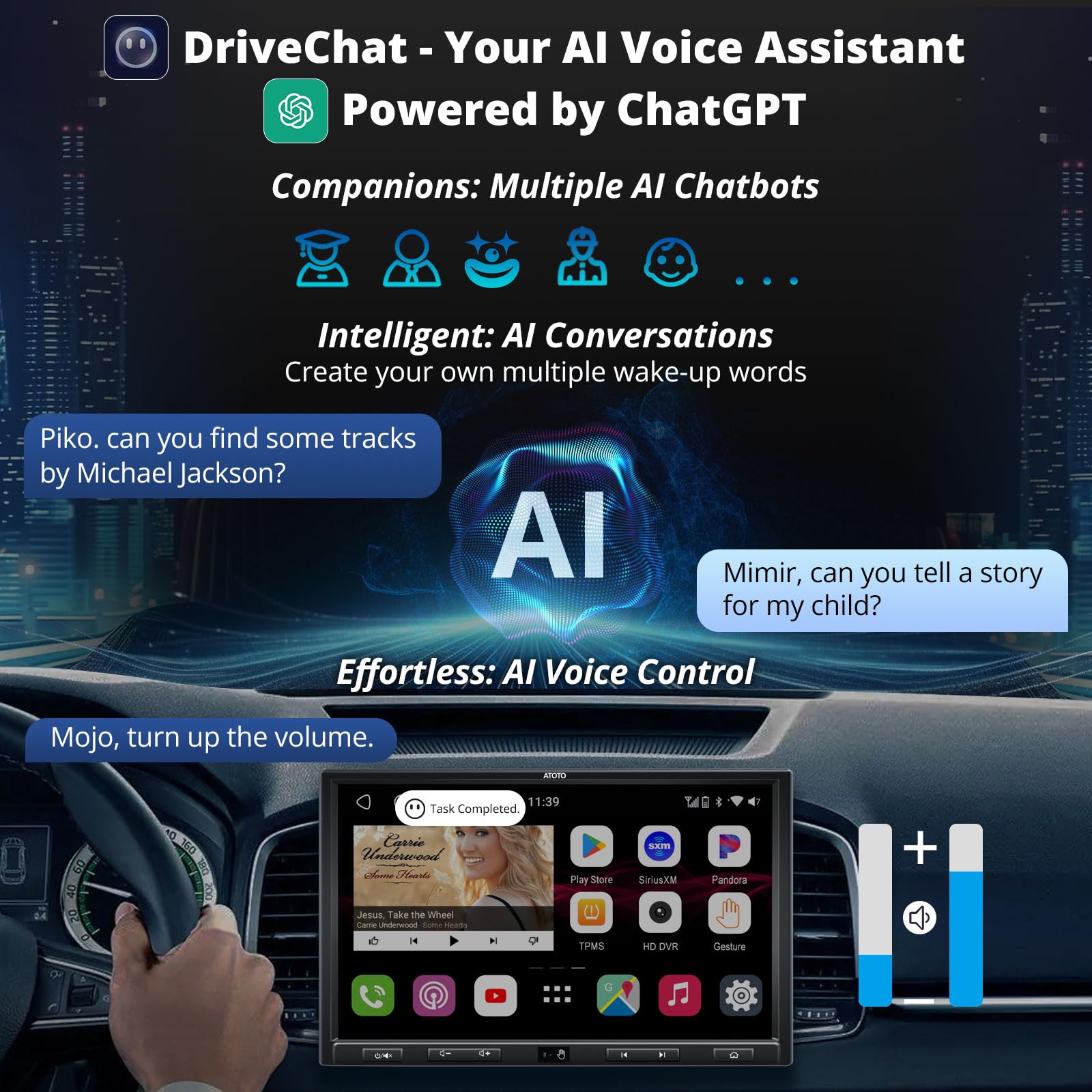 [10.1Inch Qled Display] Atoto S8 Ultra Plus In Dash Video Receiver, Wireless Carplay & Android Auto,Dual Bluetooth W/Aptx Hd, Vs