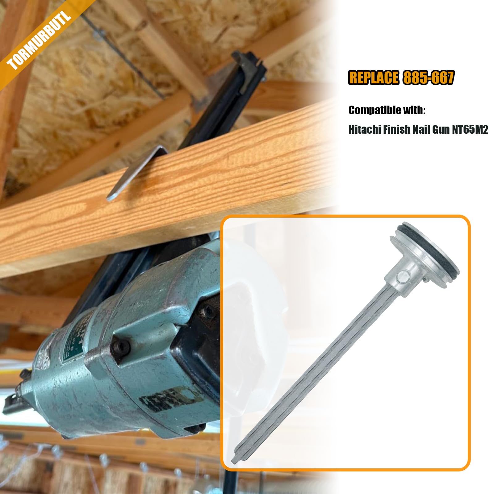 885 667 Aftermarket Piston Driver For Hitachi Nt65M2 Driver Assembly