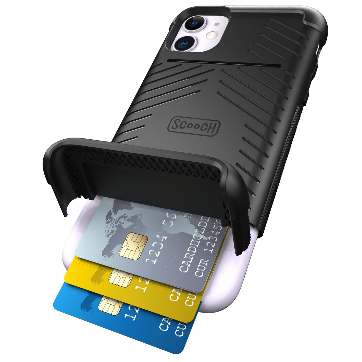 Scooch Iphone 11 Case With Card Holder, Wingmate For Iphone 11 Wallet Case With Rfid Protection,10 Foot Drop Protection, Magneti