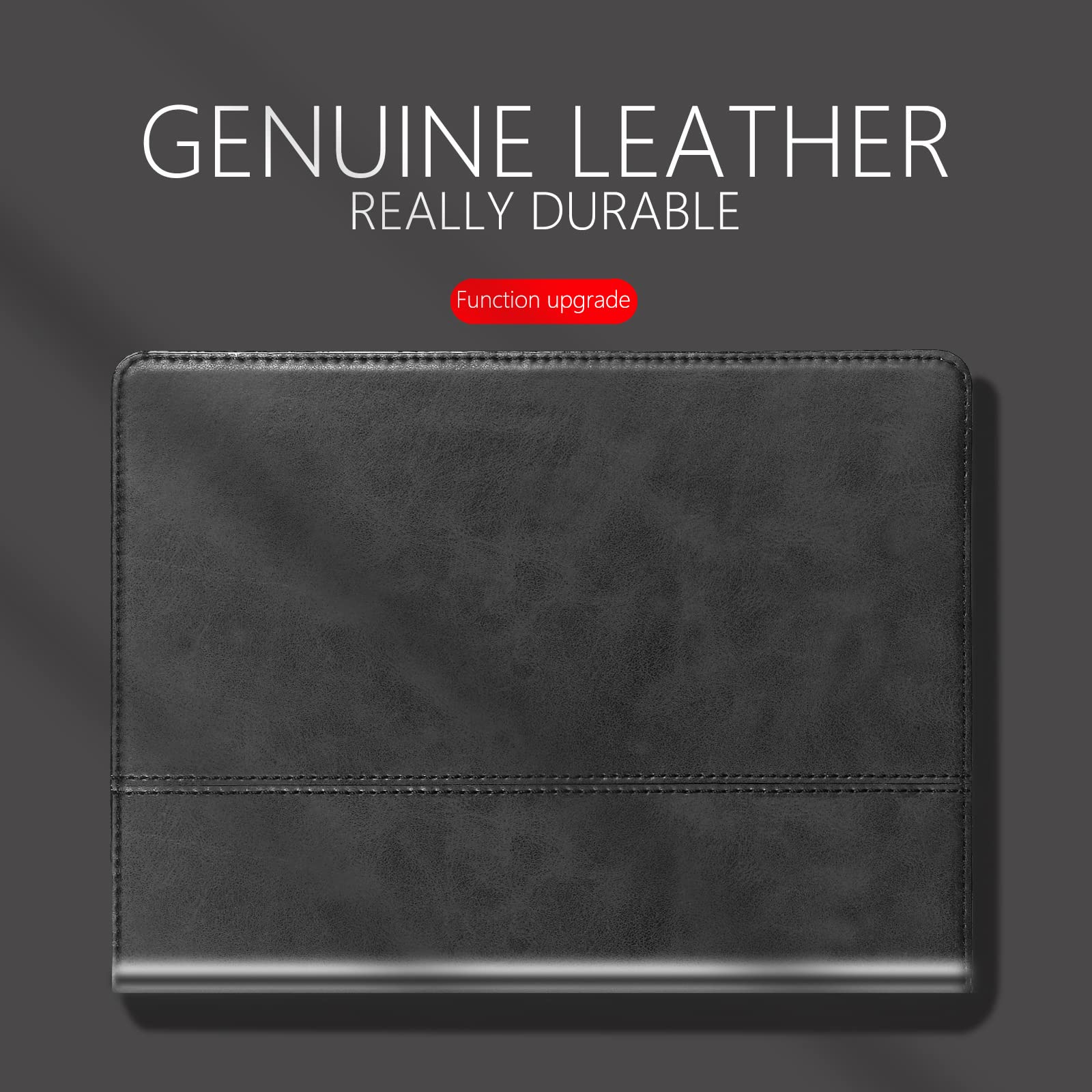 Nanruil For Ipad 10Th Generation Case 2022 And Ipad 10Th Gen 10.9 Inch Genuine Leather Cover Protective Shell,Built In Pencil Ho