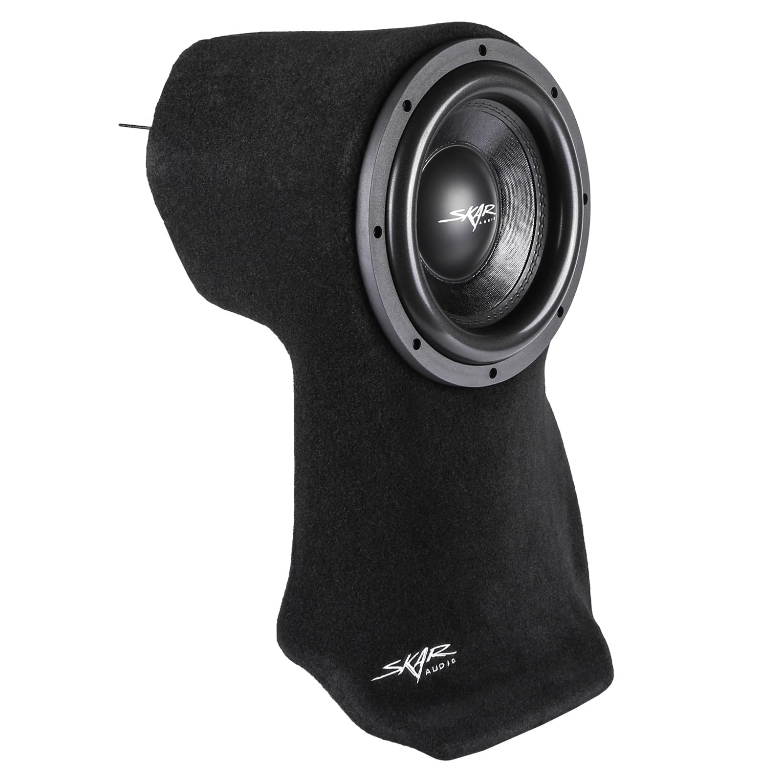 Skar Audio Single 10 Loaded Sealed Subwoofer Enclosure (Driver Side) Compatible With 2018-2023 Jeep Wrangler 4-Door (Jl Series)