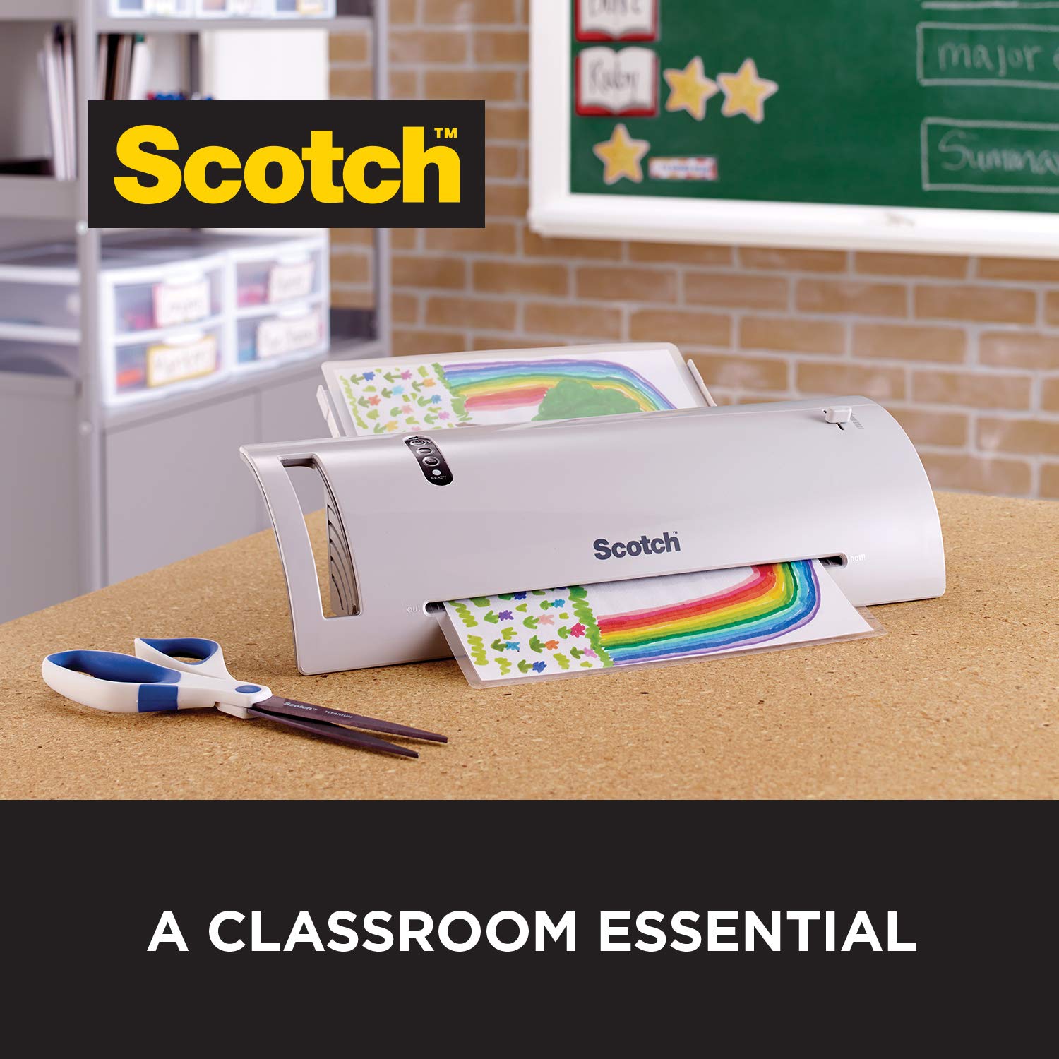 Scotch Thermal Laminator Machine, 5 Minute Warm Up, 9'' Input, For Laminating Sheets Up To 5 Mil Thick