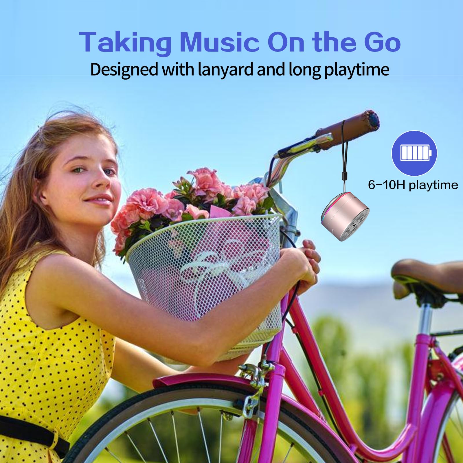 A2 Lenrue Portable Wireless Bluetooth Speaker With Built In Mic,Handsfree Call,Aux Line,Tf Card,Hd Sound And Bass For Iphone Ipa