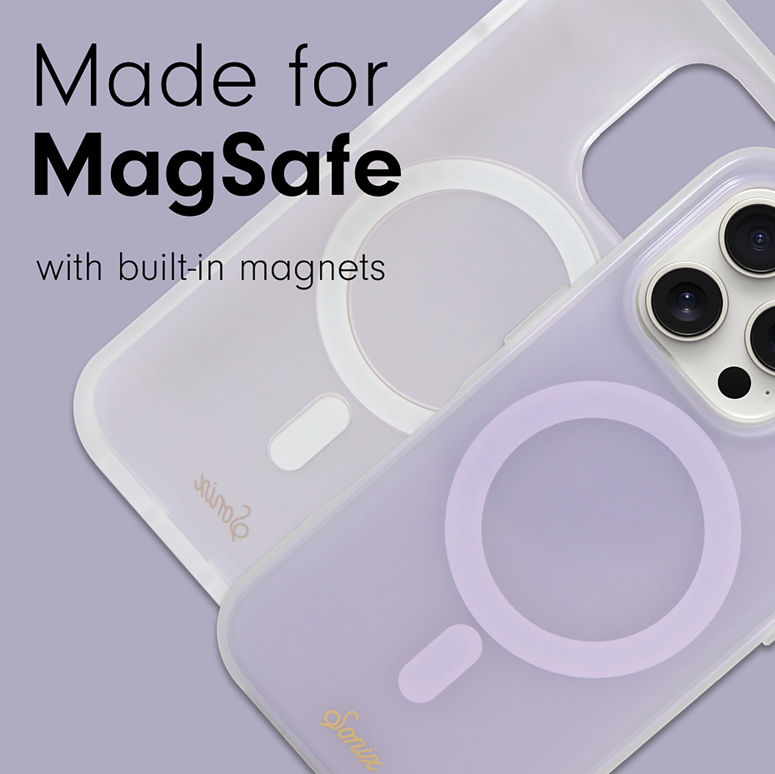 Sonix Case For Iphone 16 Pro | Compatible With Magsafe | 10Ft Drop Tested | Jelly Lavender