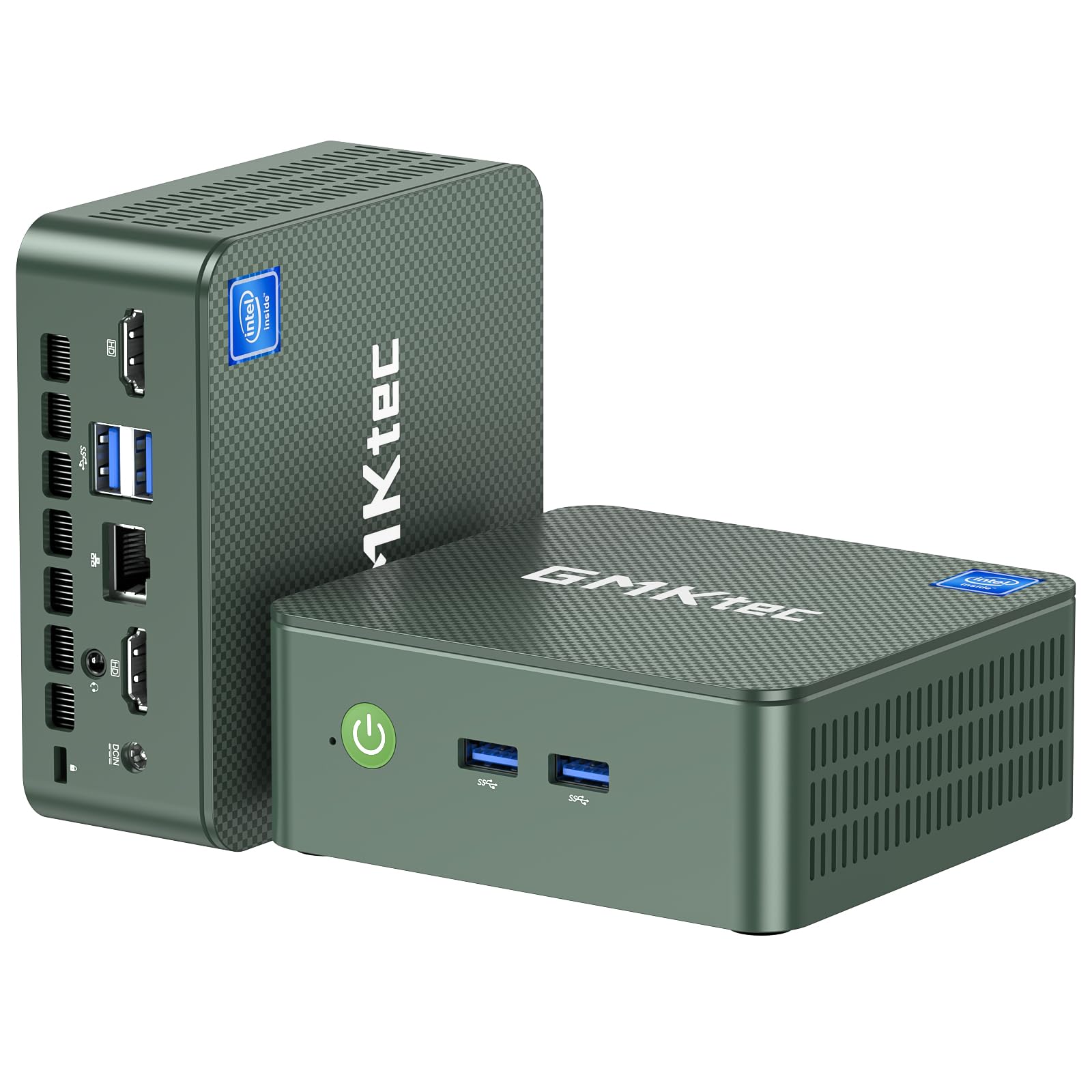 Gmktec Mini Pc N100, Preinstalled Windows 11 Pro (3.4Ghz), 16Gb Ddr4 Ram 1Tb Pcie M.2 Ssd, Desktop Computer 4K Dual Hdmi Display