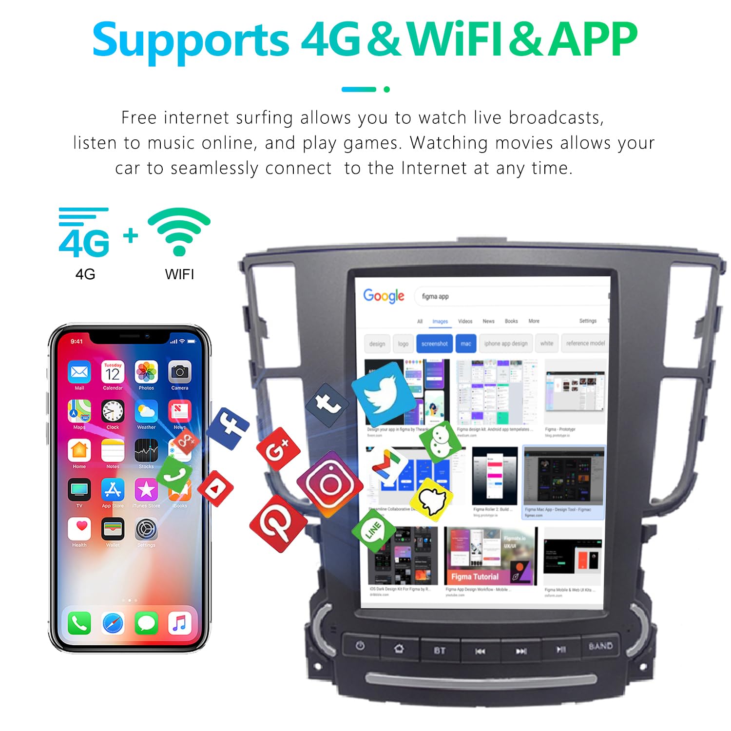 Car Radio Stereo Gps Navigation For Acura Tl 2004 2008 Radio Android Auto Car Play Vertical Screen Tesla Style With Dsp In Dash