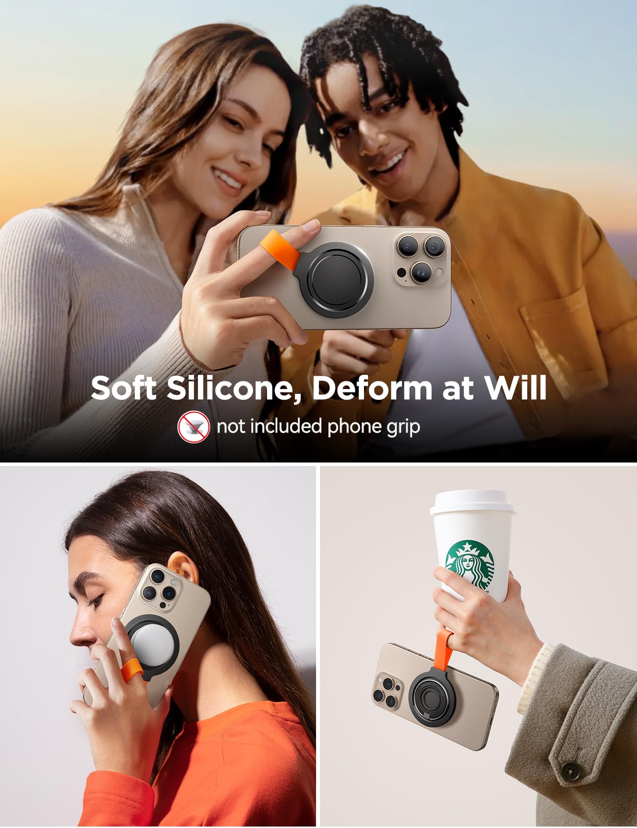 Magnetic Phone Grip Holder For Magsafe [Not Include Phone Grip] [24X Super-Strong Magnet] Compatible With Magsafe Accessories Fo