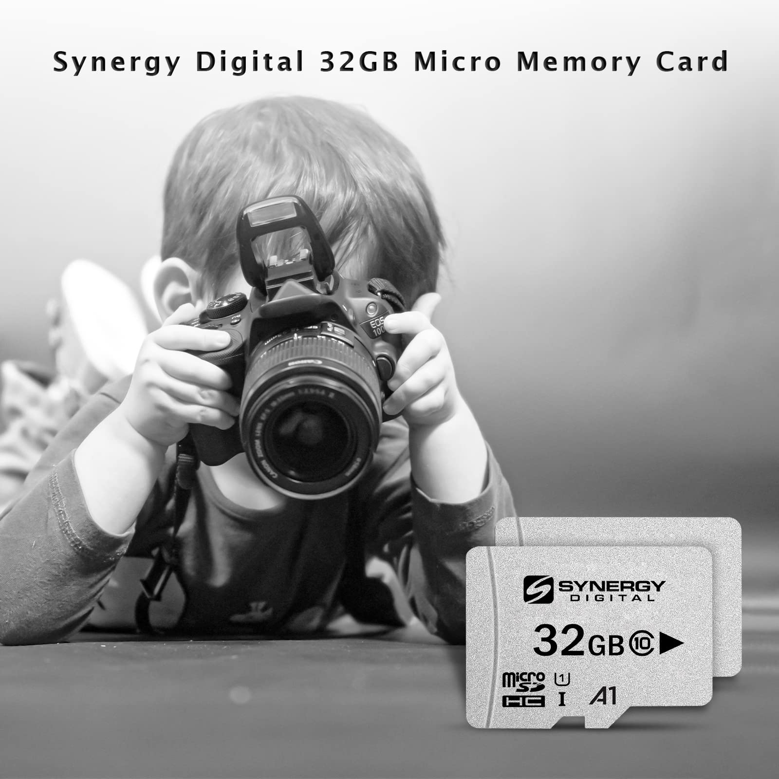 Synergy Digital 32Gb, Uhs-I Microsdhc Memory Cards - Class 10, U1, 100Mb/S, 300 Series - Pack Of 2