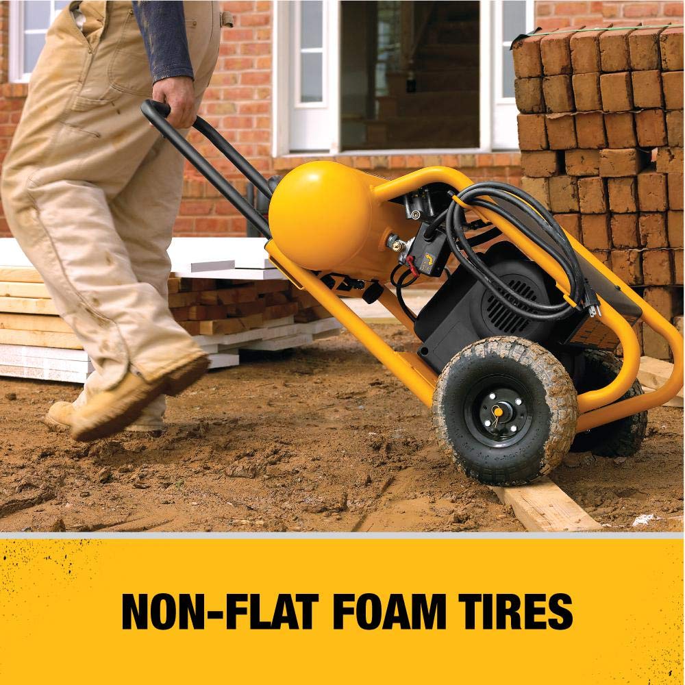 Dewalt D55146 1.6 Hp Continuous 200 Psi, 4.5 Gallon Compressor, 17 X 33.75 X 24.5