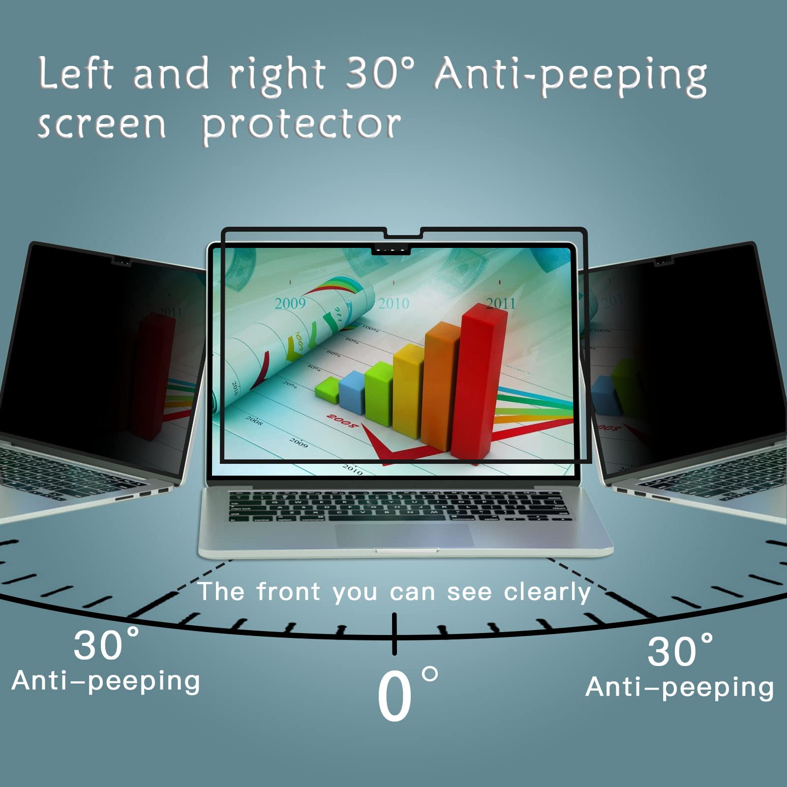 Pys Privacy Screen Macbook Pro 16 Inch, Privacy Screen Compatible With Macbook Pro 16.2 Inch (2021 2023) [M2 Pro / M2 Max / M1 P
