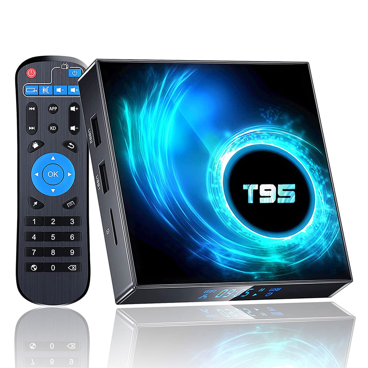 Easytone Android Tv Box 10.0, 2024 Android 10.0 Tv Box 2Gb 16Gb Allwinner H616 Quad-Core Cpu 4K 6K Tv Box Support 2.4G+5G Dual W