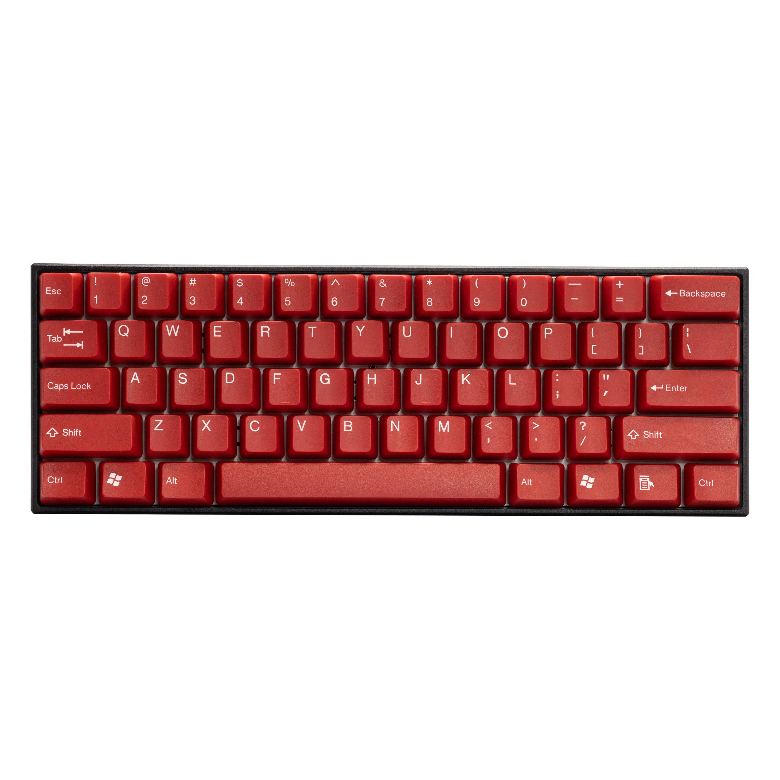 Tai Hao Oem Profile Red Keycaps 122 Ansi Layout Compatible With All Mx Types Keyboards(61/87/104/108+1.75U+2U Shift Key+1.5U Ctr
