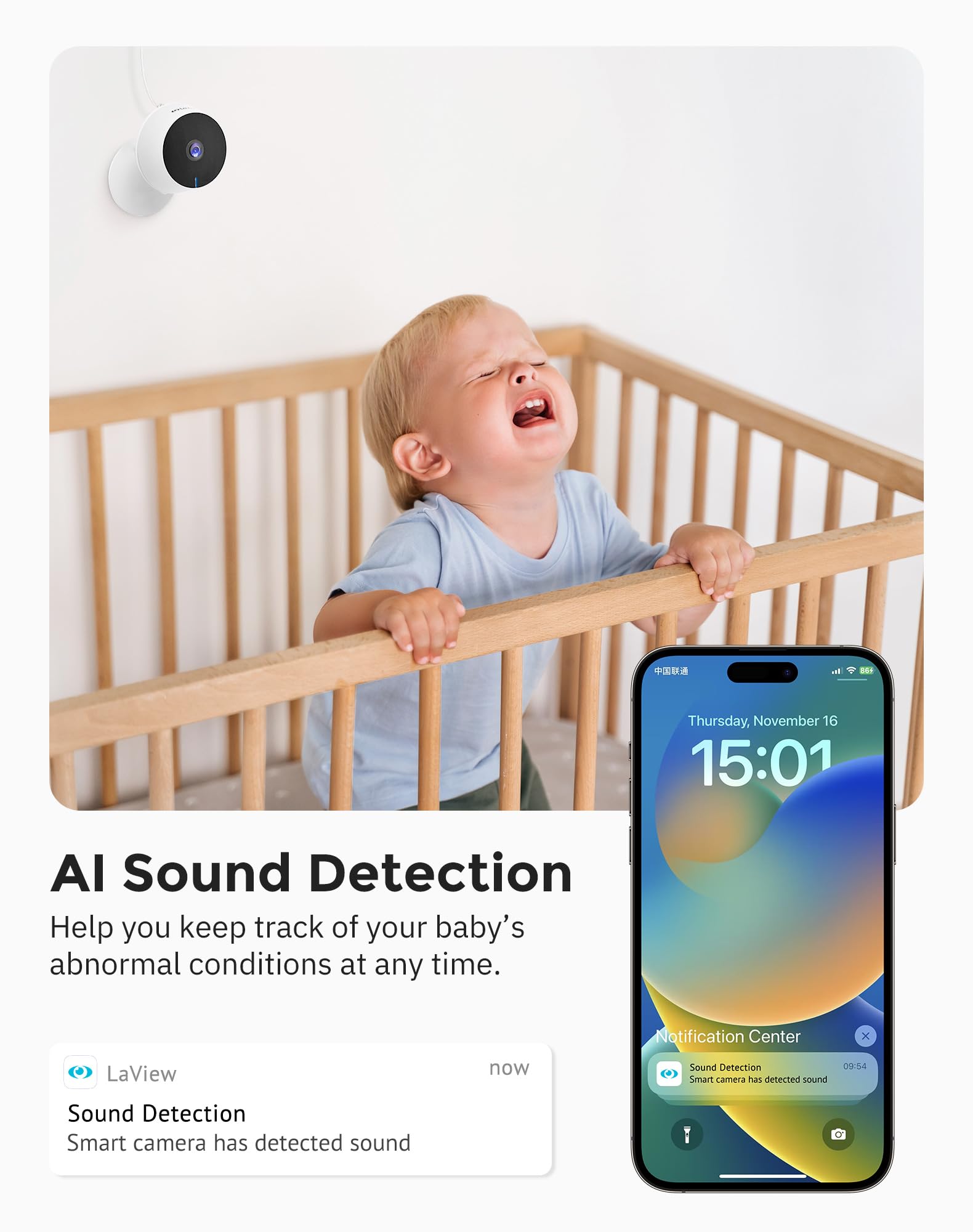 Laview 4Mp 2K Cameras For Home Security Indoor, 5G& 2.4Ghz Home Security Camera For Baby/Elder/Pet/Nanny,Us Cloud Service,Compat