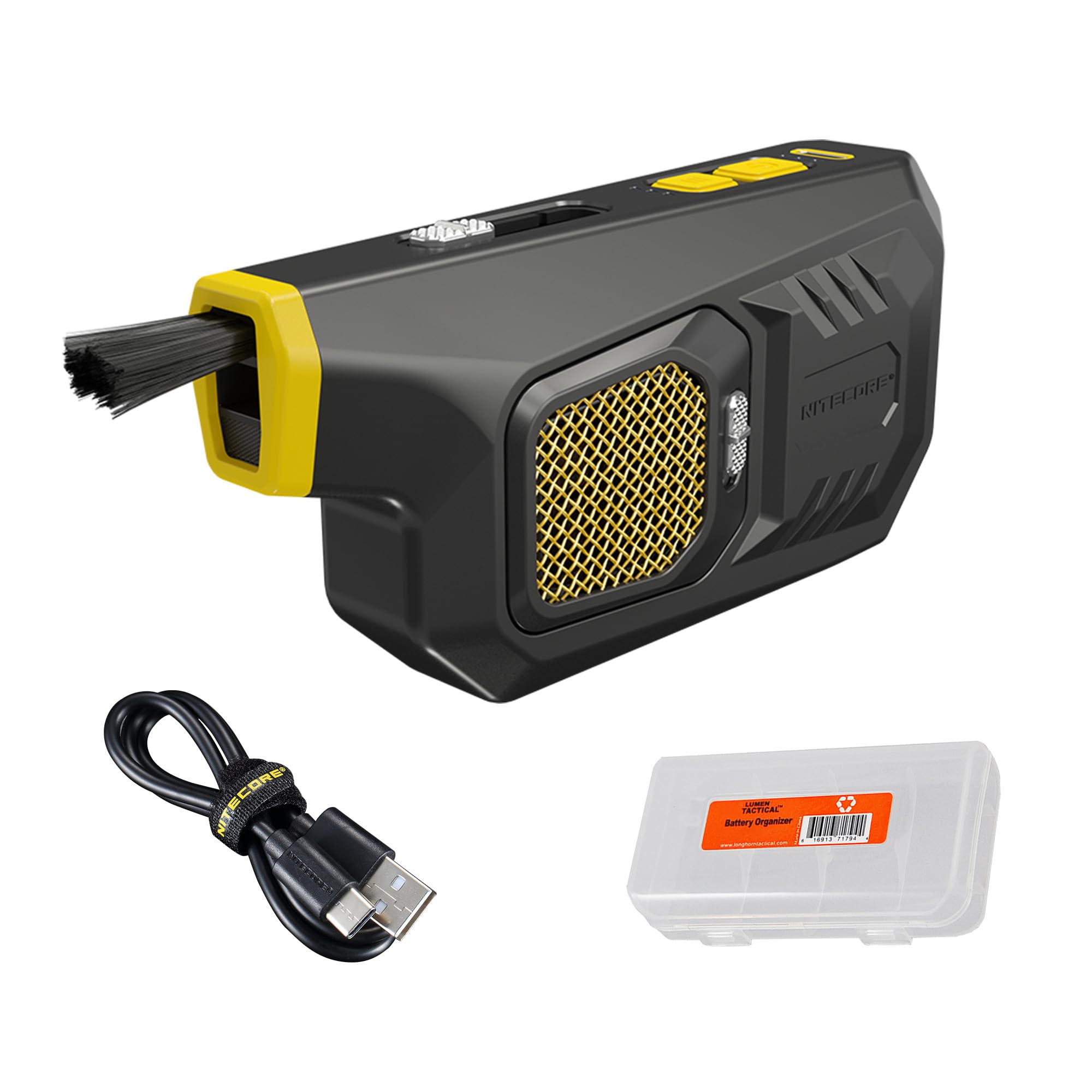 Nitecore BB21 Portable Air Blower for Cameras, Computers and Electronics, Fast Charging USB-C Rechargeable, 30,000 RPM Electric 