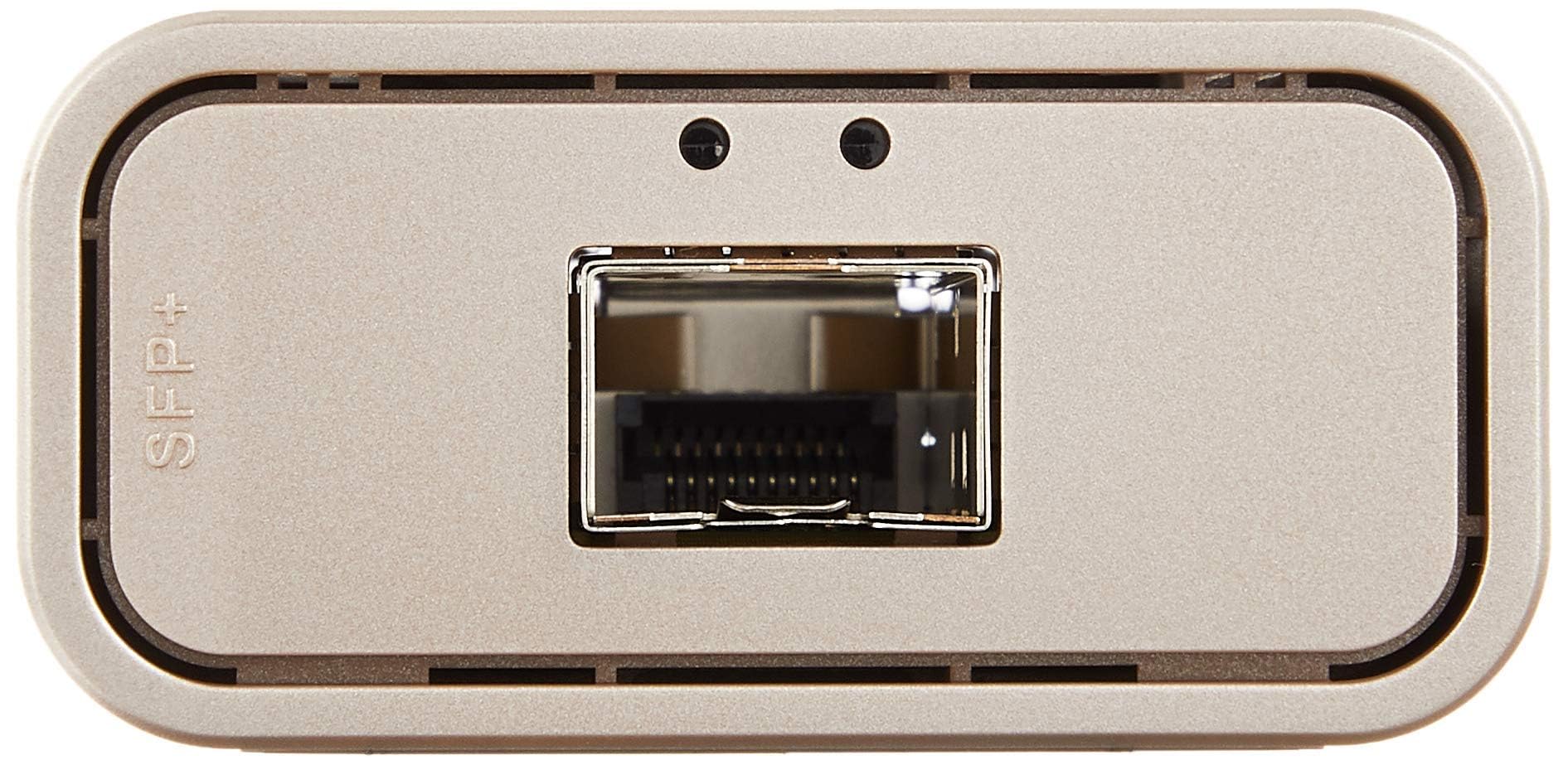 QNAP Thunderbolt 3 to 10GbE SFP+ Adapter, Bus Powered, 1.08 x 2.20 x 4.41 in