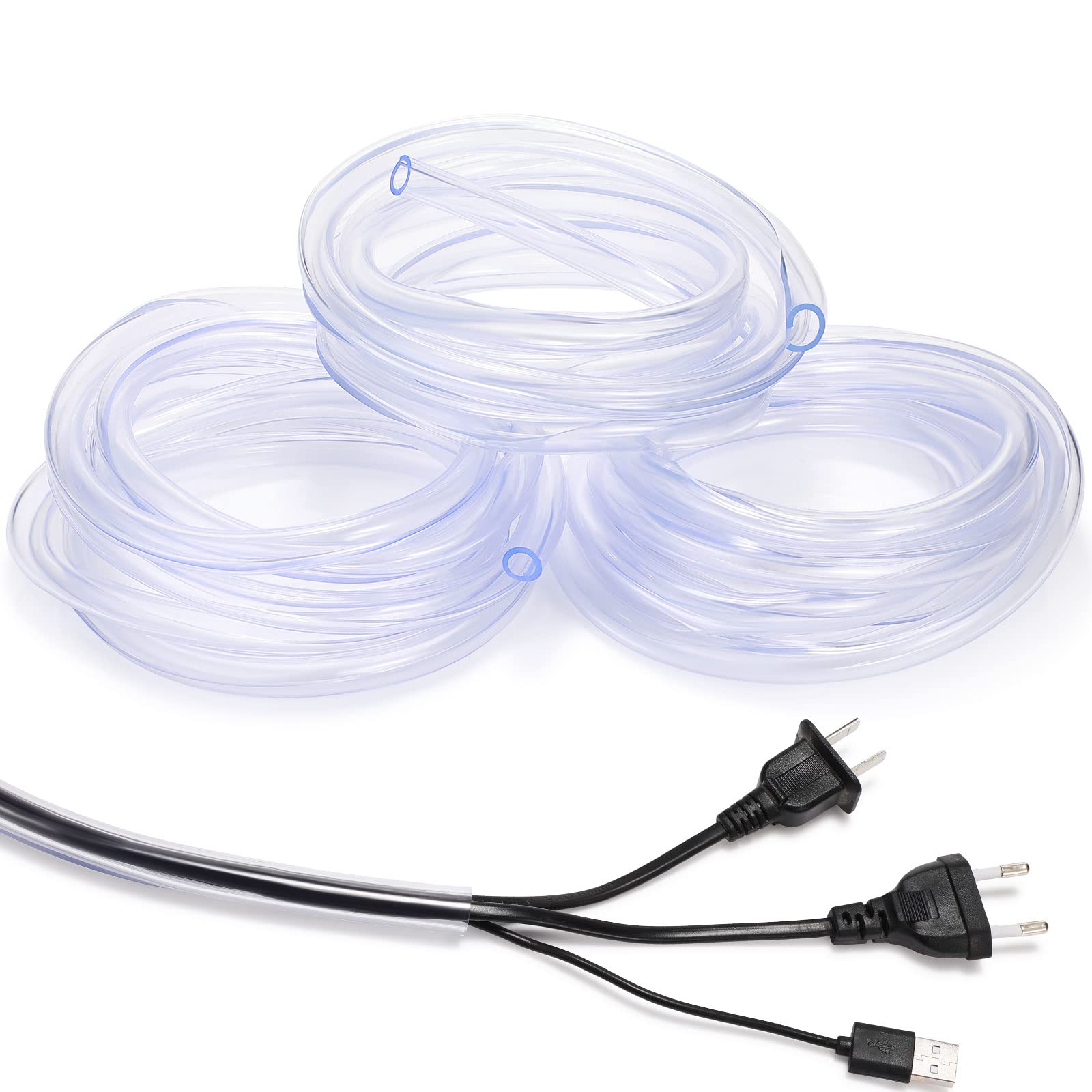 Boao Dog And Cat Cord Protector Clear Pvc Cable Cover Keep Cats From Chewing Cord, Dog Cord Protector Flexible Electrical Wire P