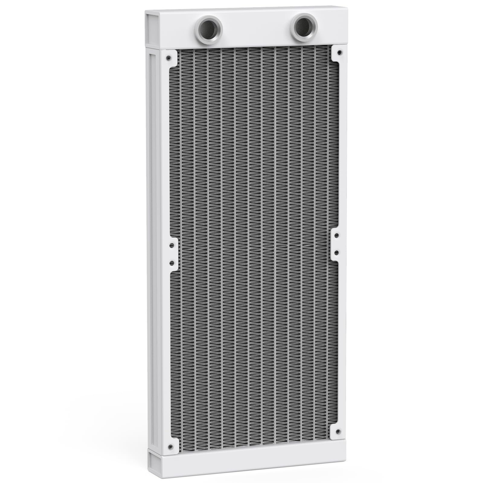 Clyxgs Water Cooling Radiator, 12 Pipe G1/4 Thread Heat Row Radiator 12 Pipe Aluminum Heat Exchanger Radiator For Pc Cpu Compute