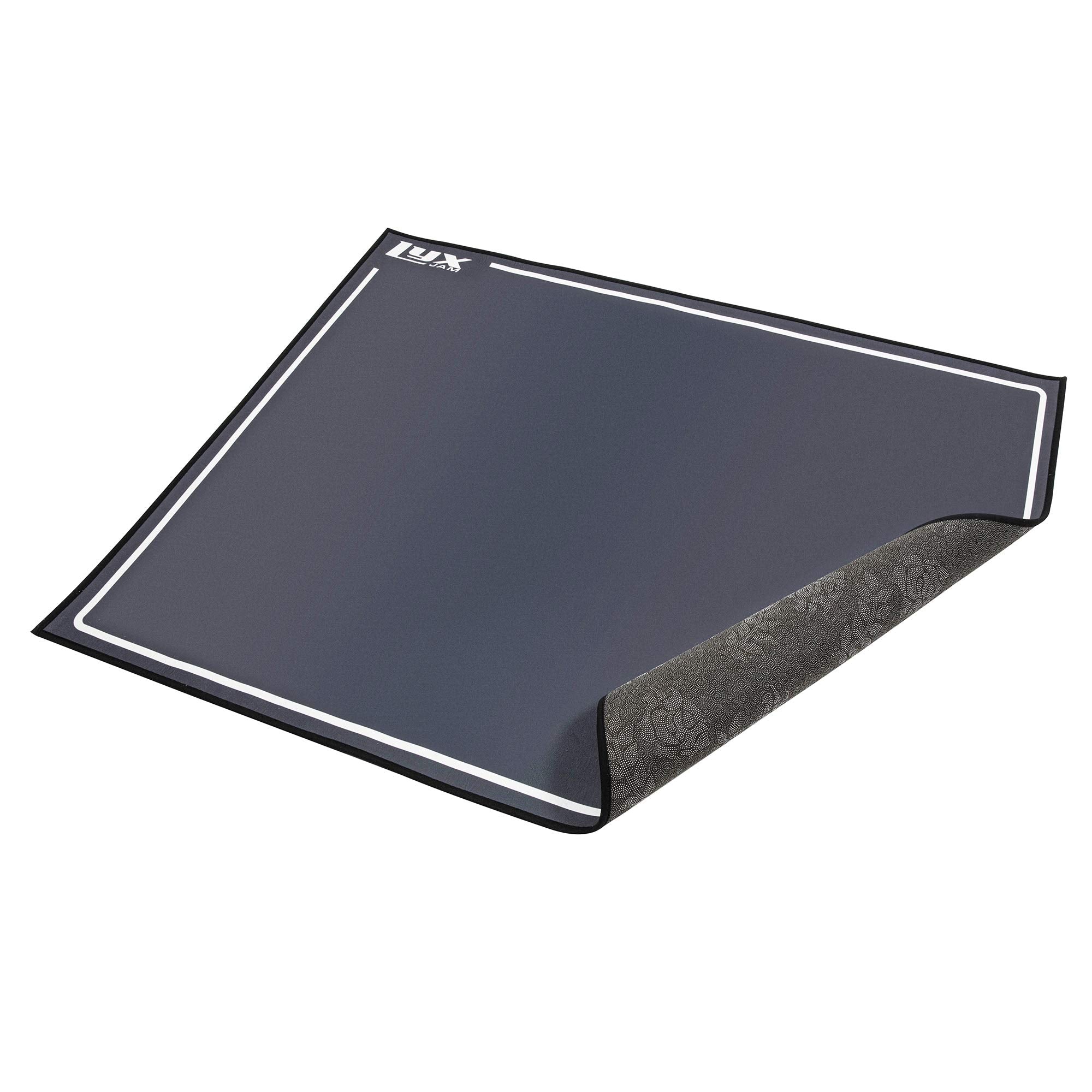 Lyxjam Drum Rug Mat With Fabric Non Slip Bottom Floor Carpet, 4 X 4.6 Feet