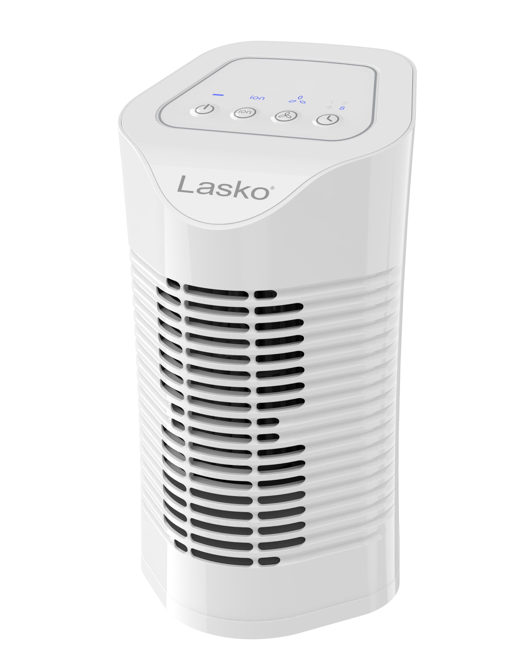 Lasko HF11200 Desktop Air Purifier for Home, Office, Bedroom, Dorm and Small Rooms - 3-Stage Filtration Removes Smoke, Pet Odors