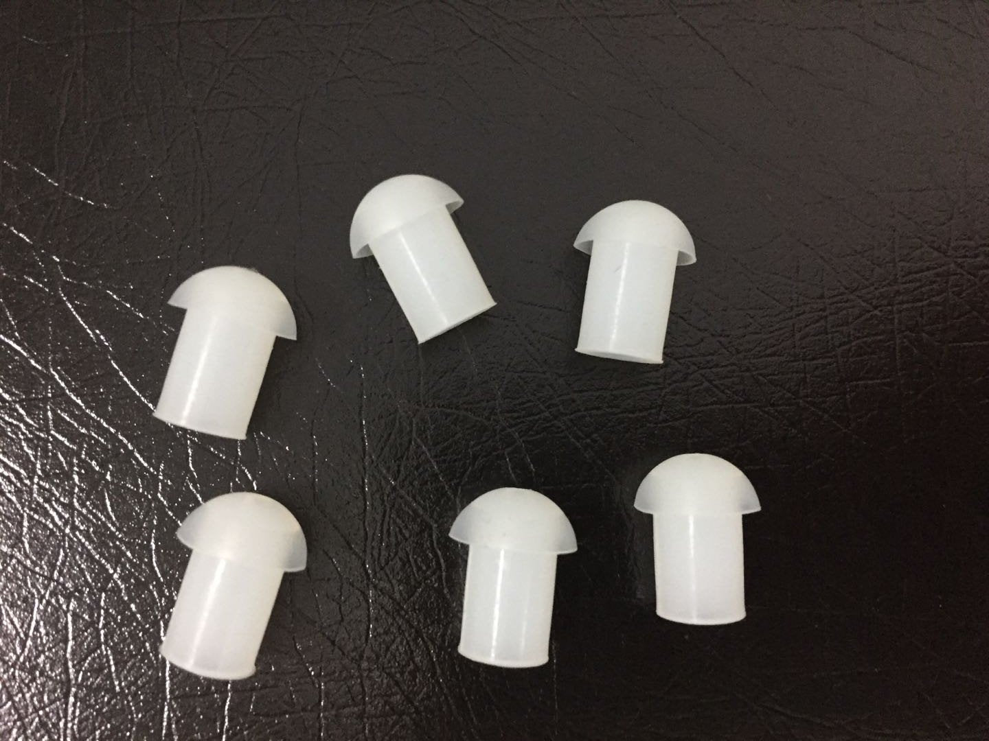 Airsn Replacement Mushroom Earbud Ear Tips For Motorola Kenwood Two Way Radio Coil Tube Audio Kits/Transparent Acoustic Tube Earpieces (Original Mushroom)