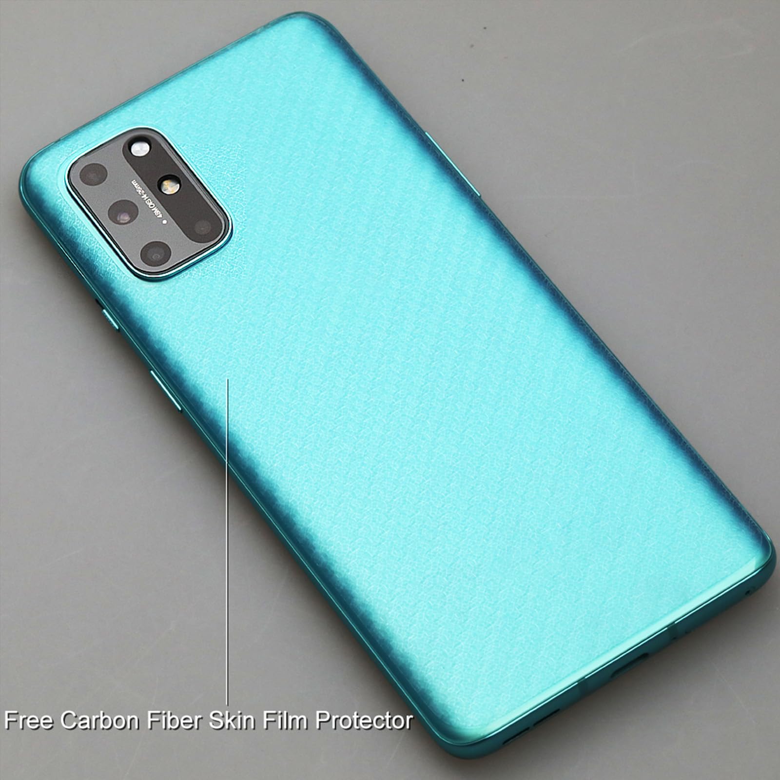 Ibywind Screen Protector For Oneplus 8T[2 Pack],9H Hardness Tempered Glass,With 1Pc Camera Lens Protector,1Pc Back Carbon Fiber